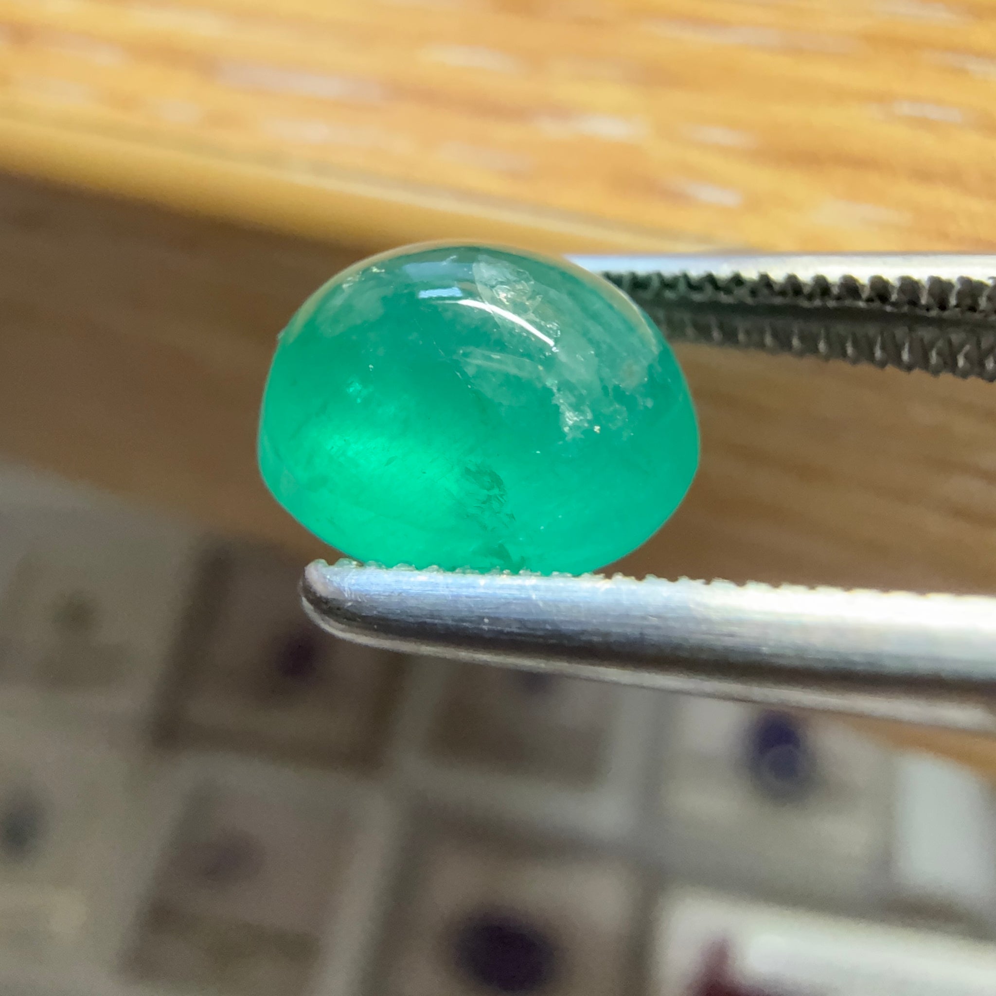 Emerald, 2.18ct, Tanzania. Untreated Unheated No Oil.
