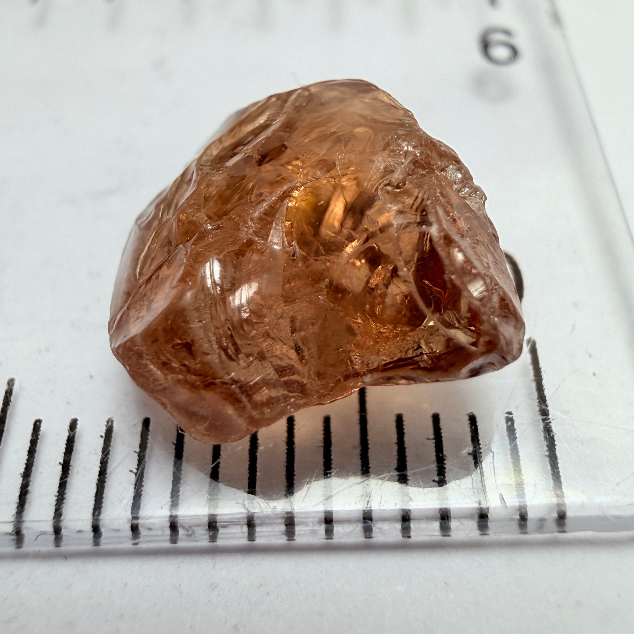 Colour Shift Garnet, 5.95ct, Tanzania, Untreated Unheated, silky with slight inclusions on the outside, flat shape