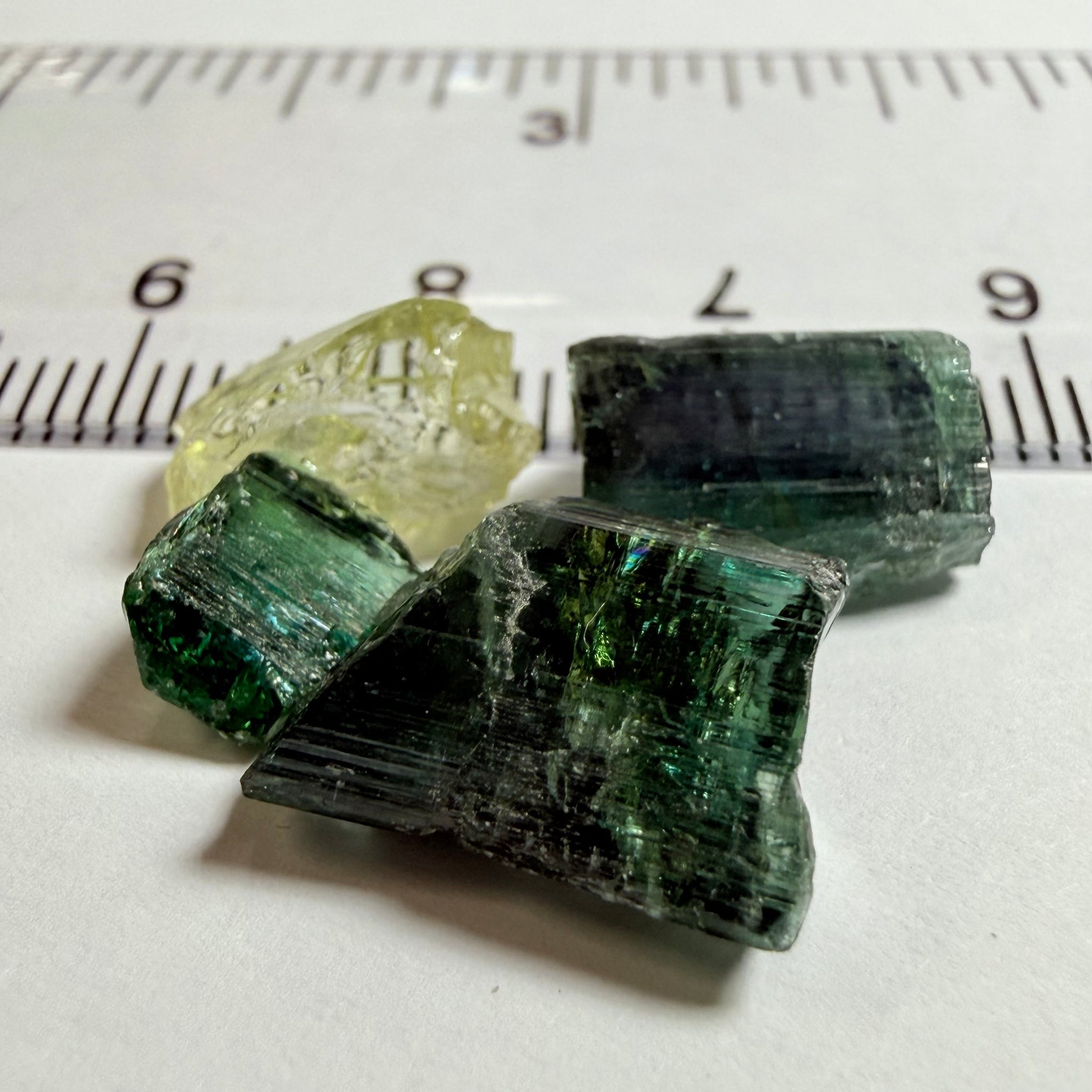 Tanzanite / Zoisite Crystal Specimen Lot, 17.35ct, Merelani, Tanzania. Unheated Unheated, it for faceting but set in jewellery as is
