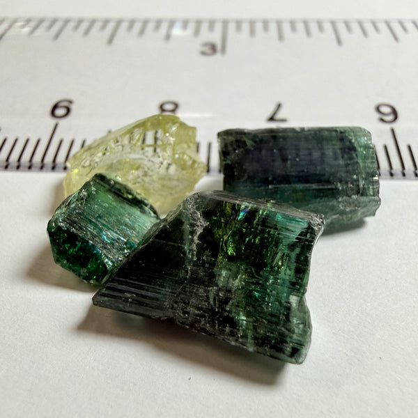 Tanzanite / Zoisite Crystal Specimen Lot, 17.35ct, Merelani, Tanzania. Unheated Unheated, it for faceting but set in jewellery as is