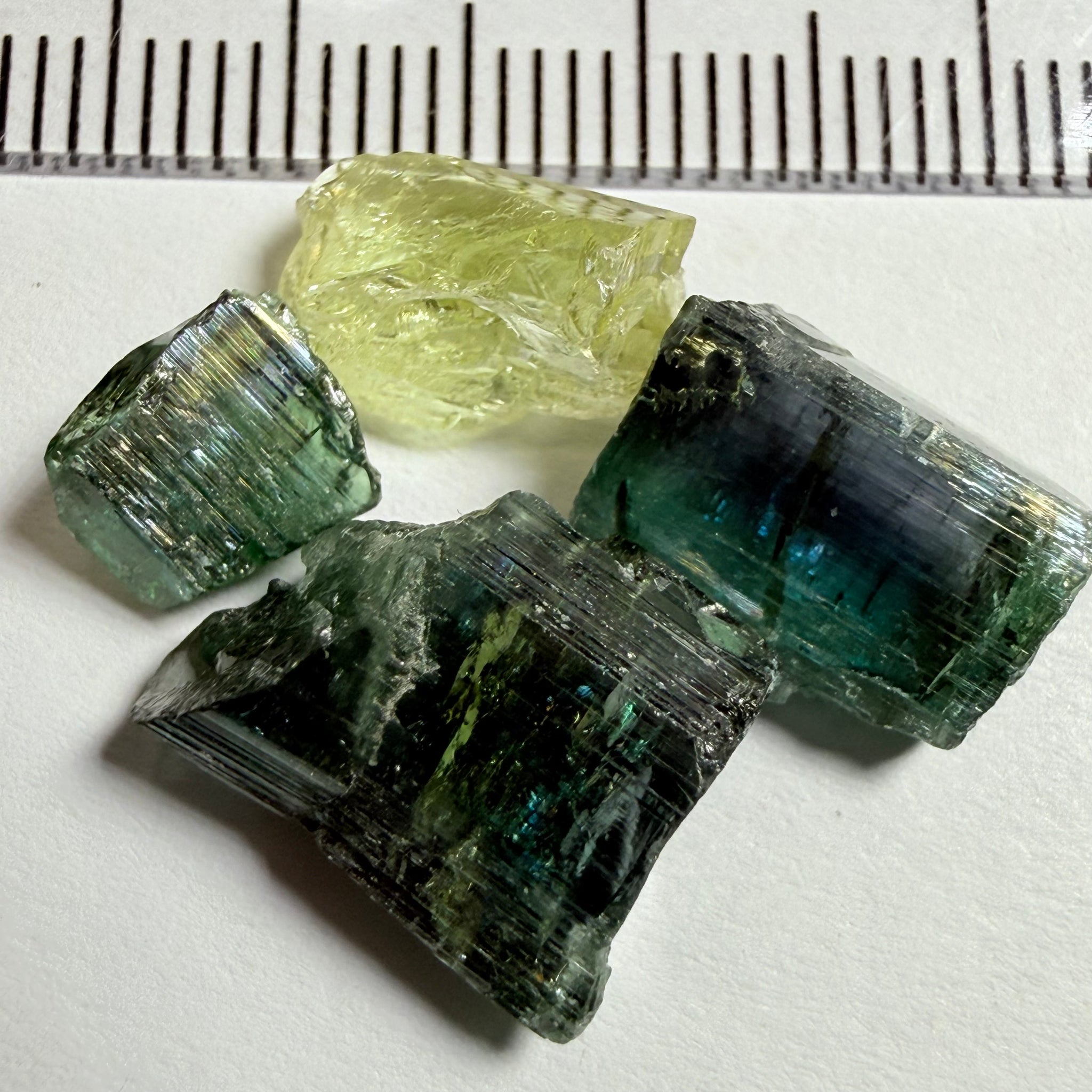 Tanzanite / Zoisite Crystal Specimen Lot, 17.35ct, Merelani, Tanzania. Unheated Unheated, it for faceting but set in jewellery as is