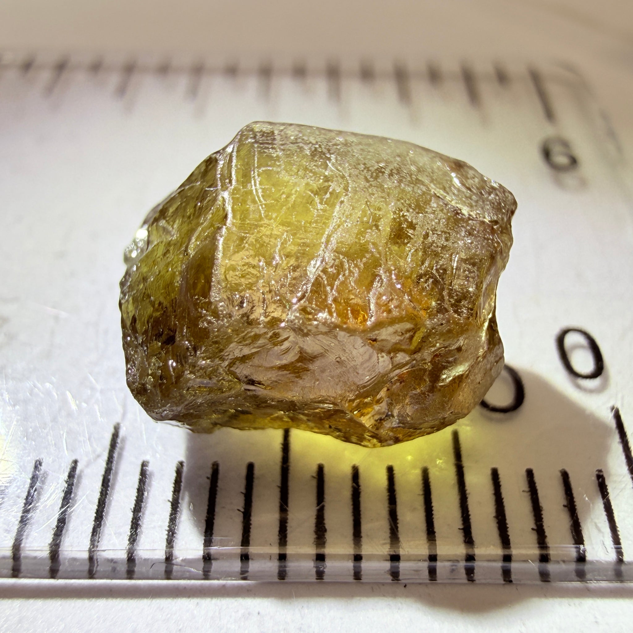 Colour Change Garnet, 6.75ct, Tanzania, Untreated Unheated, silky with slight inclusions on the outside, I have circled where the inclusions are, see other photos, the base colour in normal room light is the second pic