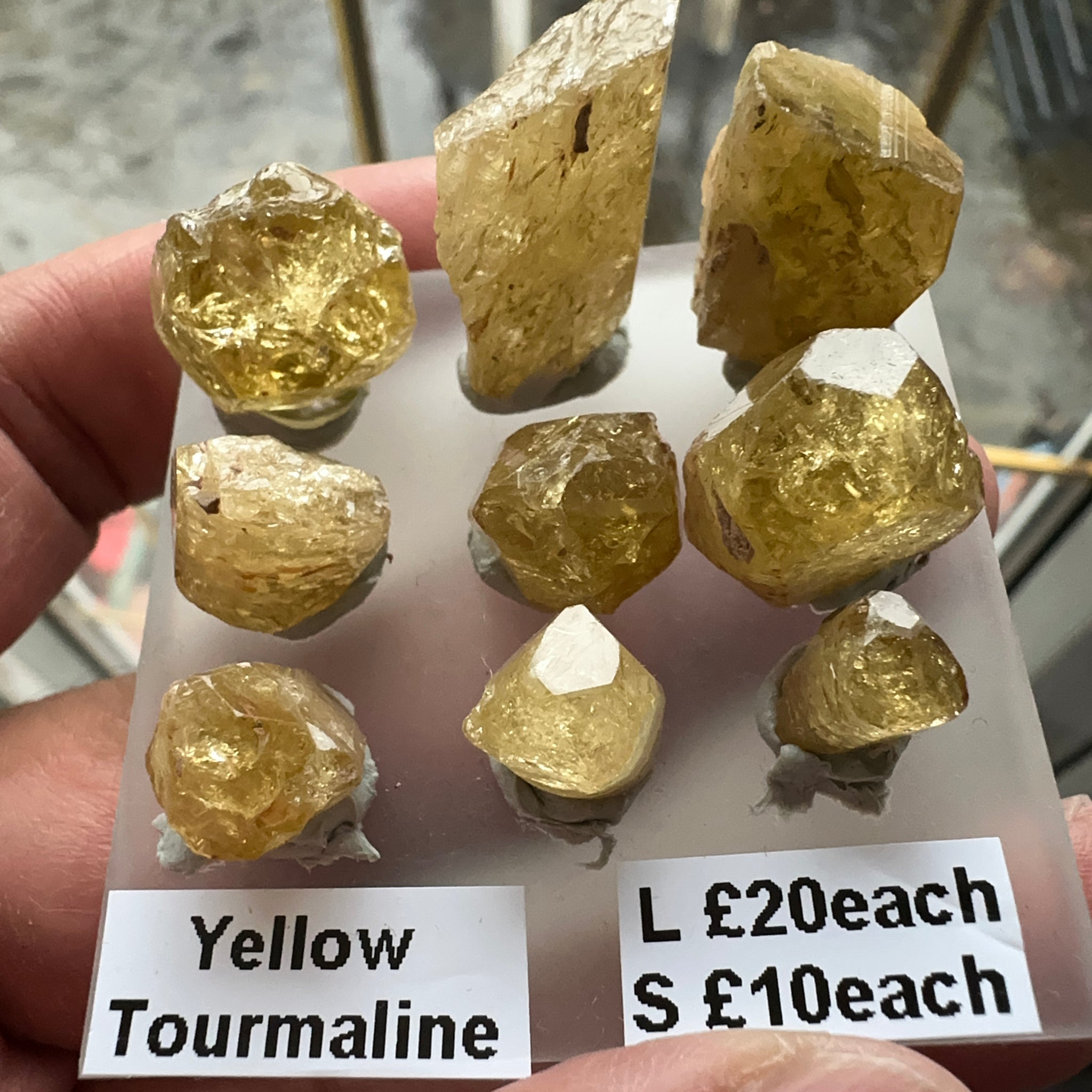 Tourmaline Crystals Lot, 9pc, Untreated Unheated, price for the lot