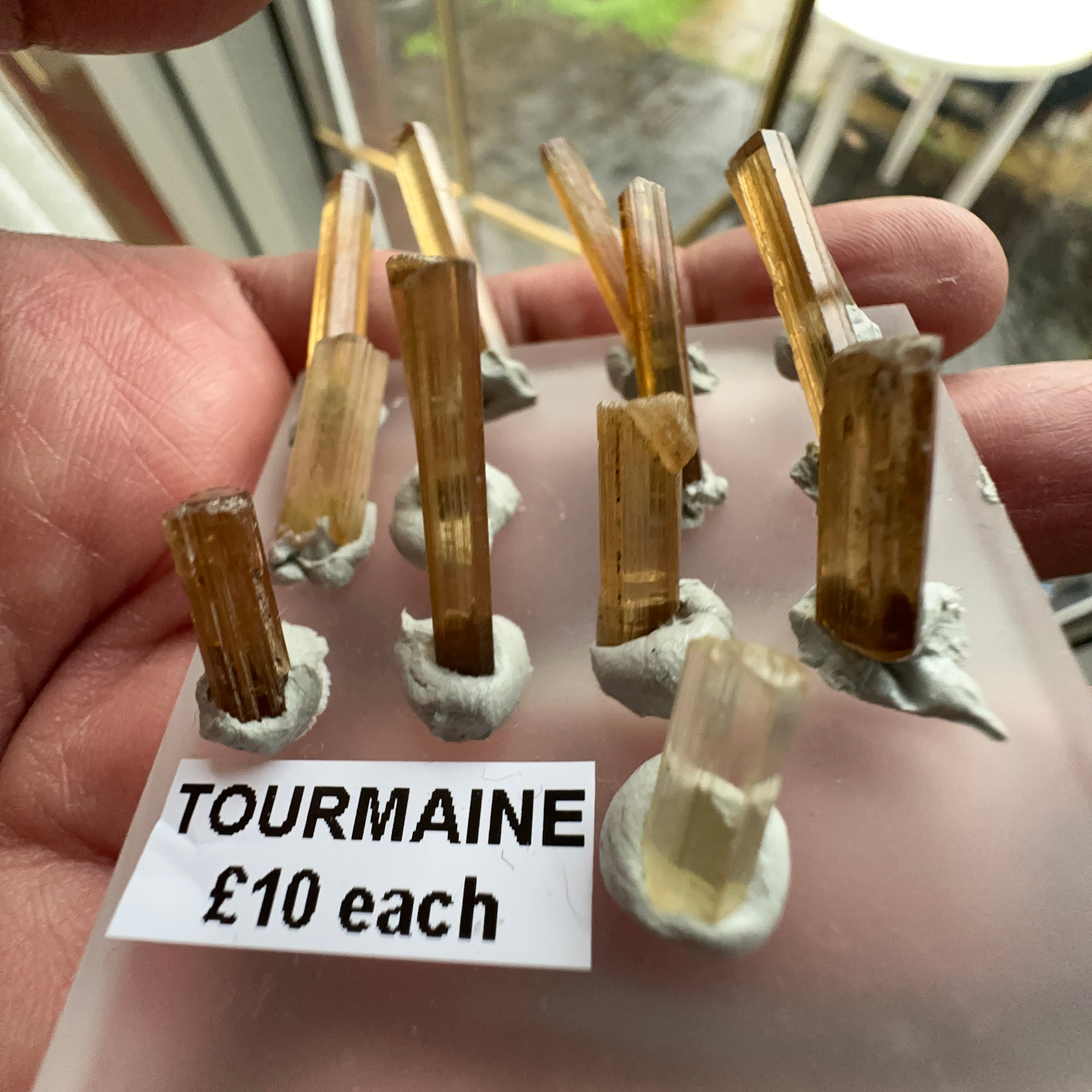 13pc Tourmaline Crystals Lot, Untreated Unheated, price for the lot