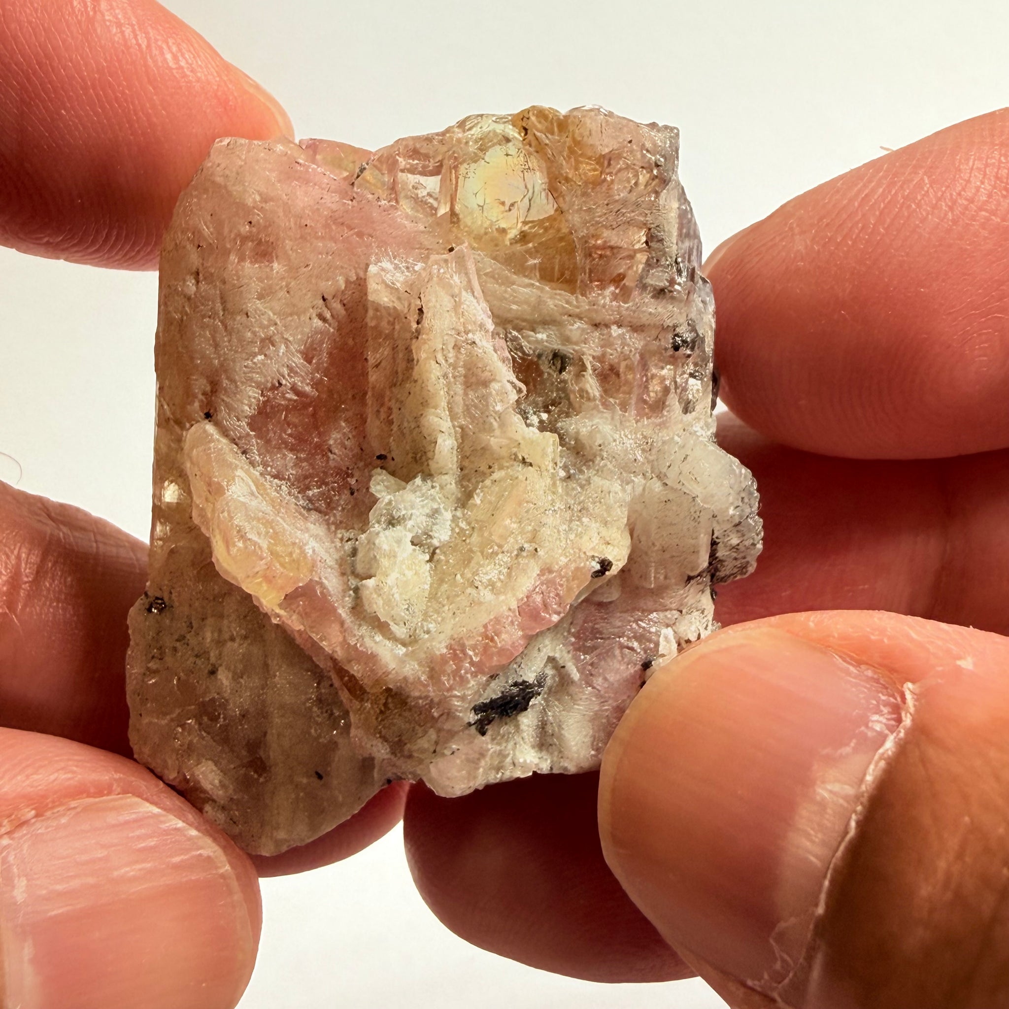 Pink Tanzanite Crystal Specimen, 139.66ct, Merelani, Tanzania. Unheated Unheated