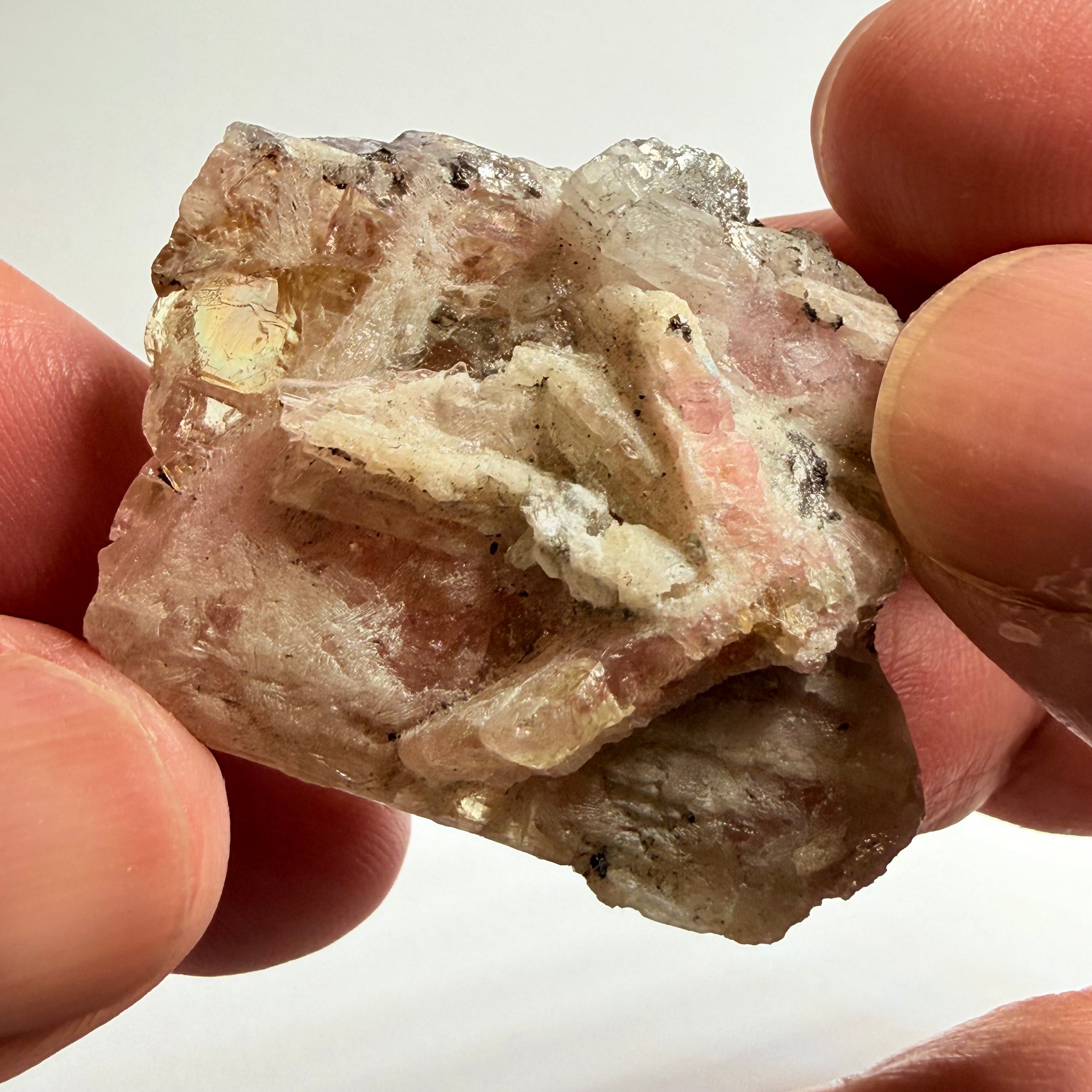 Pink Tanzanite Crystal Specimen, 139.66ct, Merelani, Tanzania. Unheated Unheated