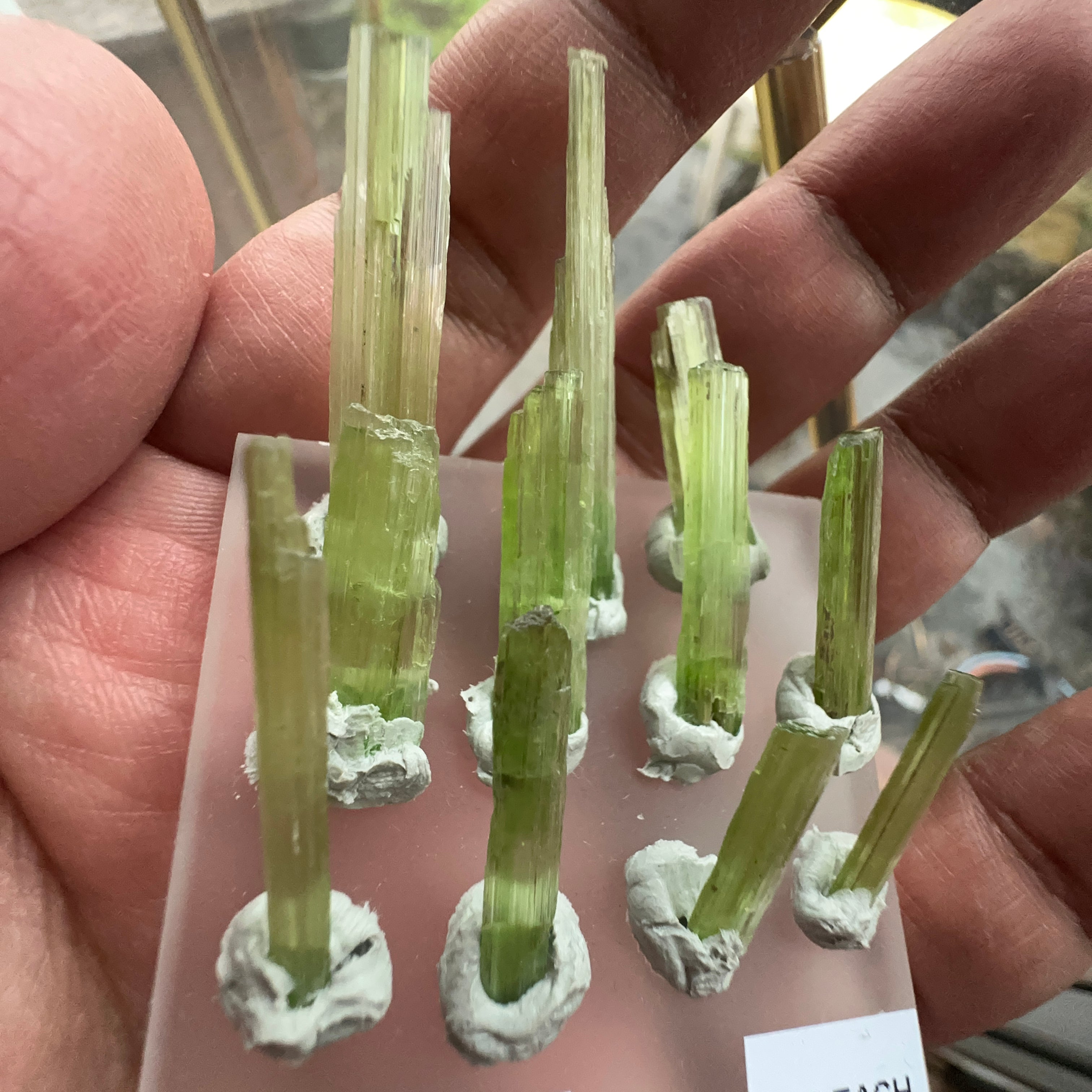 15pc Tremolite Crystal Lot, Merelani, Tanzania, Untreated Unheated, price for the lot