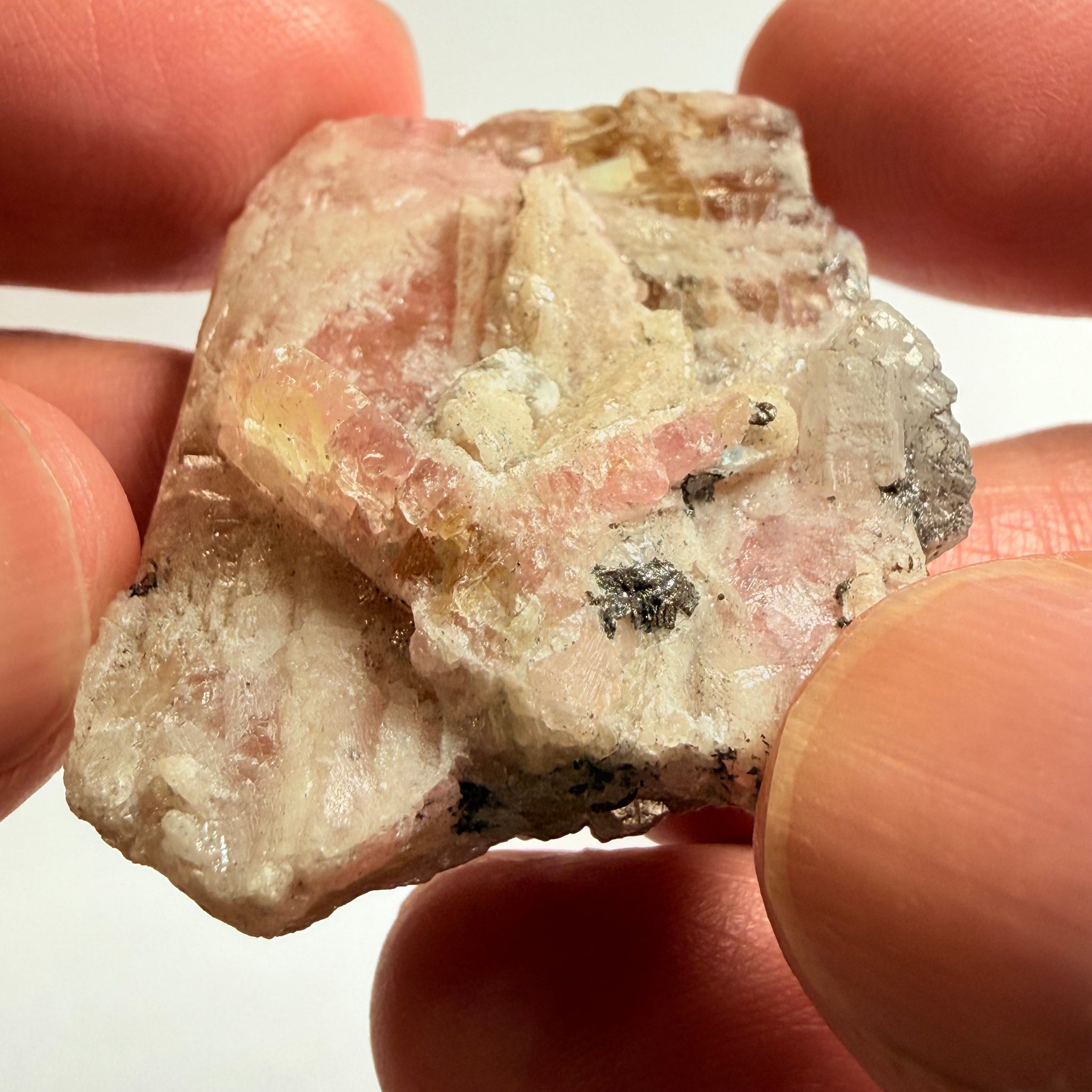 Pink Tanzanite Crystal Specimen, 139.66ct, Merelani, Tanzania. Unheated Unheated