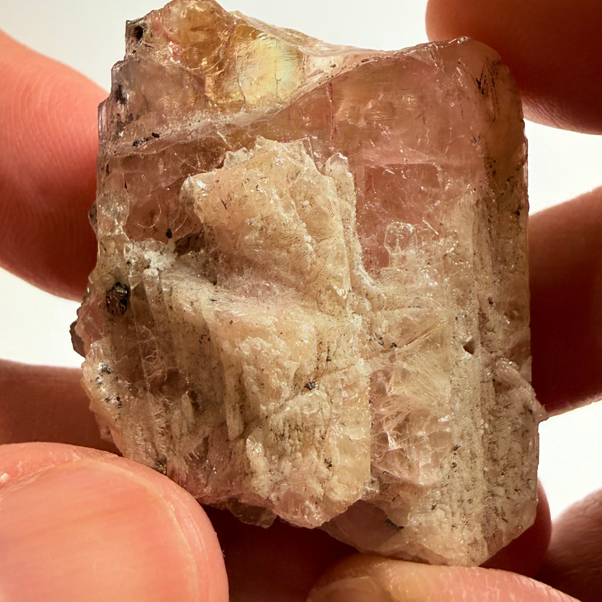 Pink Tanzanite Crystal Specimen, 139.66ct, Merelani, Tanzania. Unheated Unheated