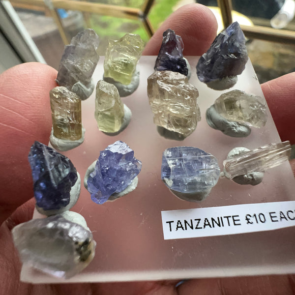 13pc Tanzanite Crystal/Specimen Lot, Merelani, Tanzania, price for the lot