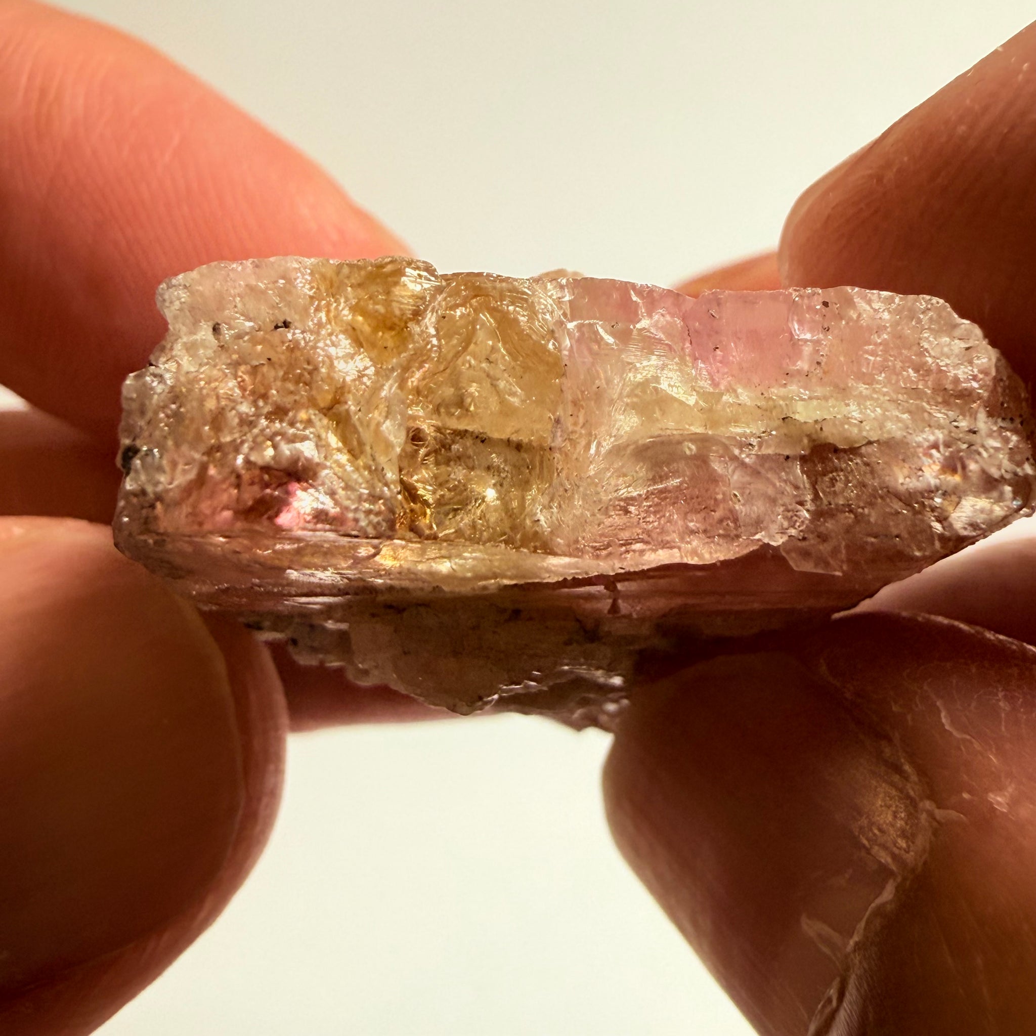 Pink Tanzanite Crystal Specimen, 139.66ct, Merelani, Tanzania. Unheated Unheated