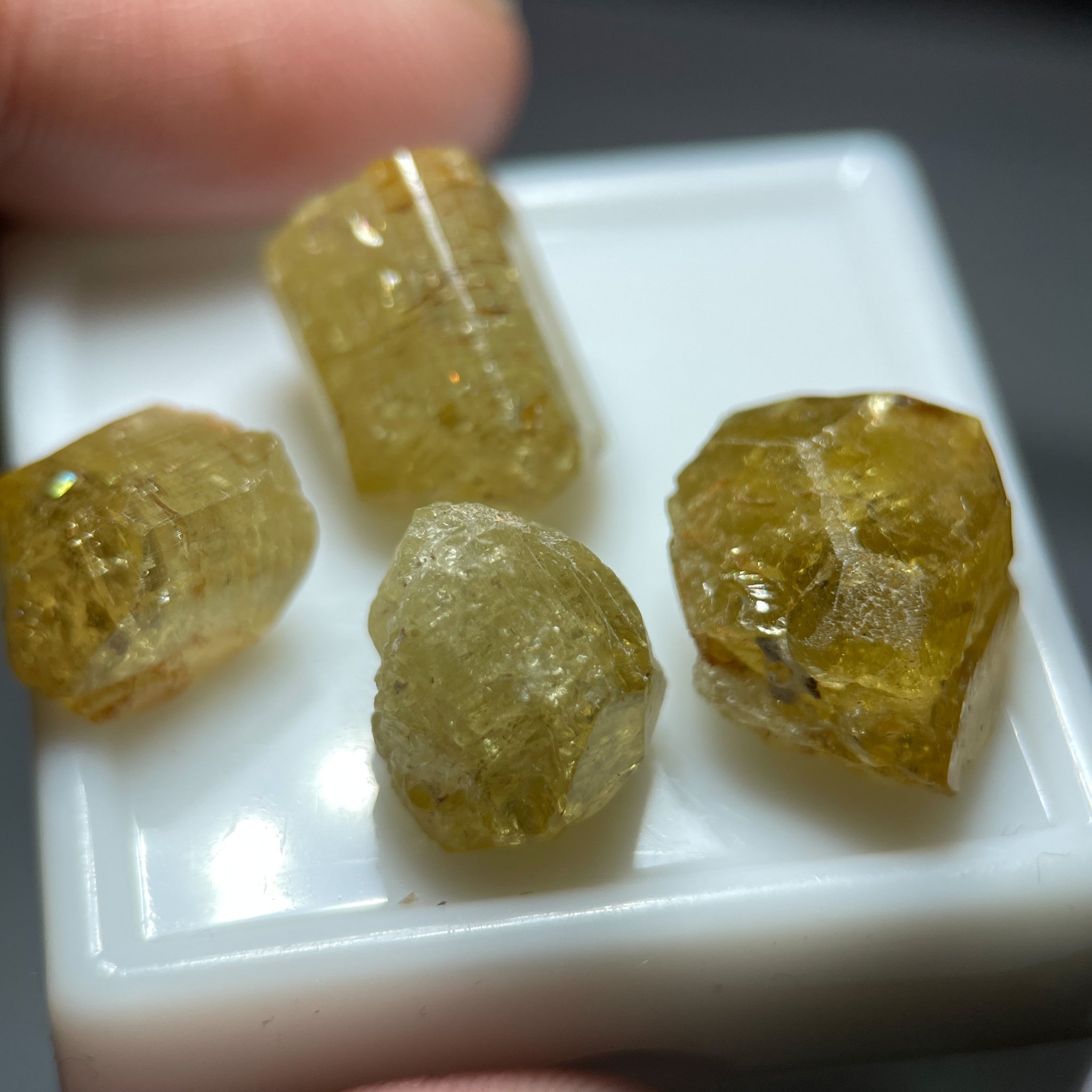 47.68 Carats Yellow Tourmaline Lot Laletema Tanzania