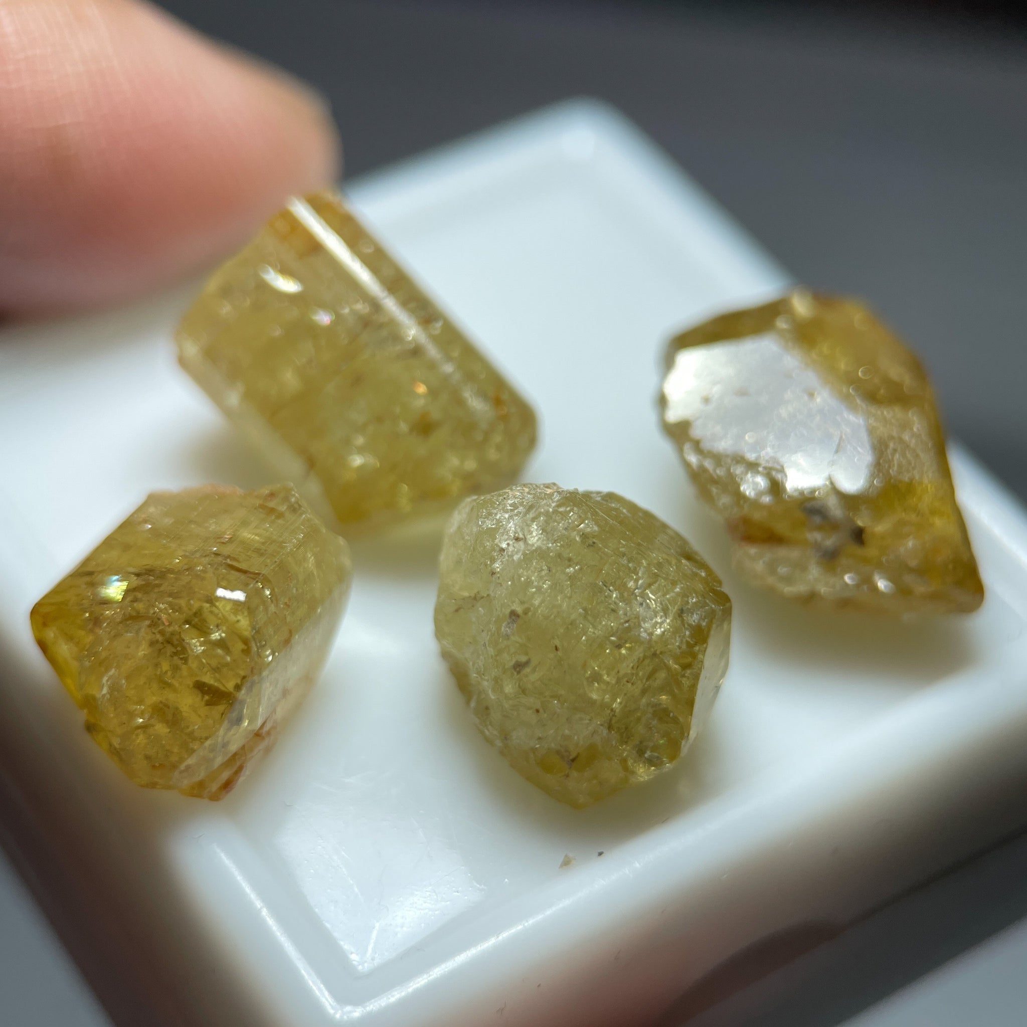 47.68 Carats Yellow Tourmaline Lot Laletema Tanzania