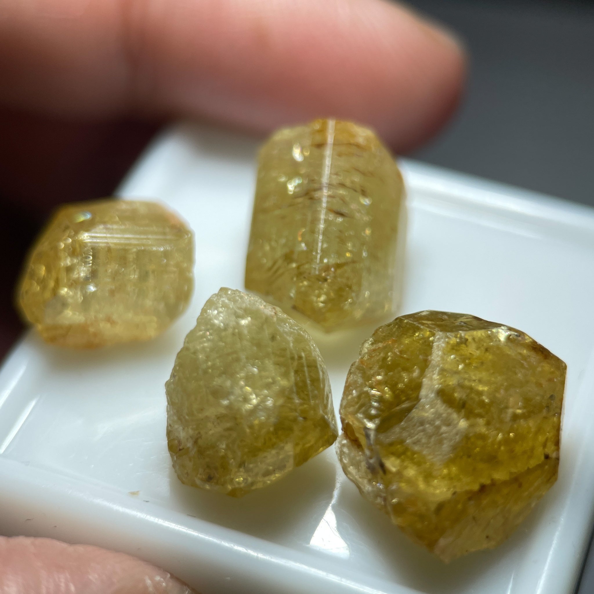 47.68 Carats Yellow Tourmaline Lot Laletema Tanzania