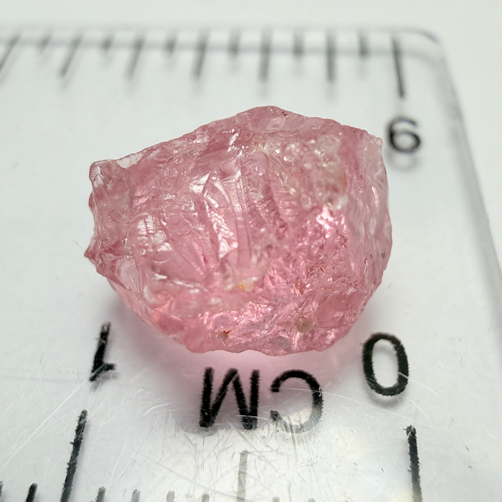 Mahenge Spinel, 4.33ct, Tanzania, Untreated Unheated, included stone, set into jewellery as is, setting idea of what it would look like in a ring is shown