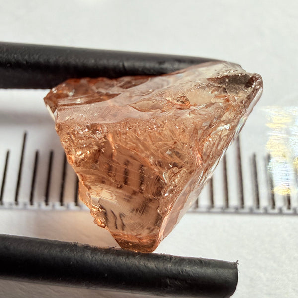 Malaya Garnet, 5.55ct, Umba Valley, Tanzania, Untreated Unheated, vvs, flattish, note shape