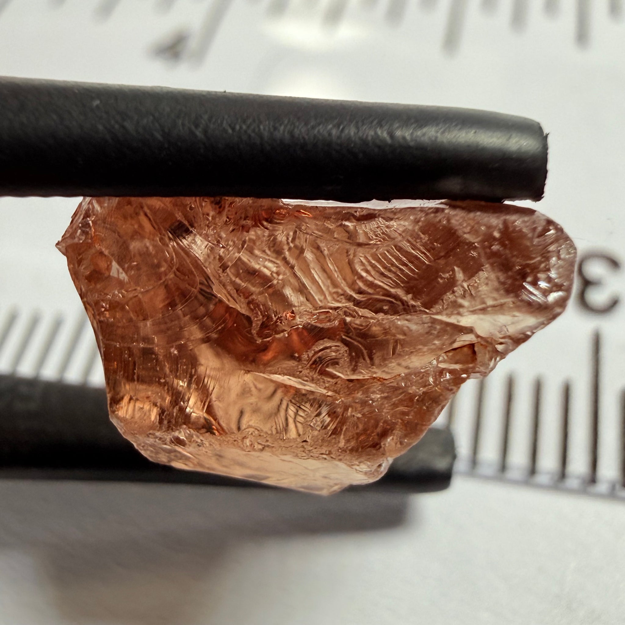 Malaya Garnet, 5.55ct, Umba Valley, Tanzania, Untreated Unheated, vvs, flattish, note shape
