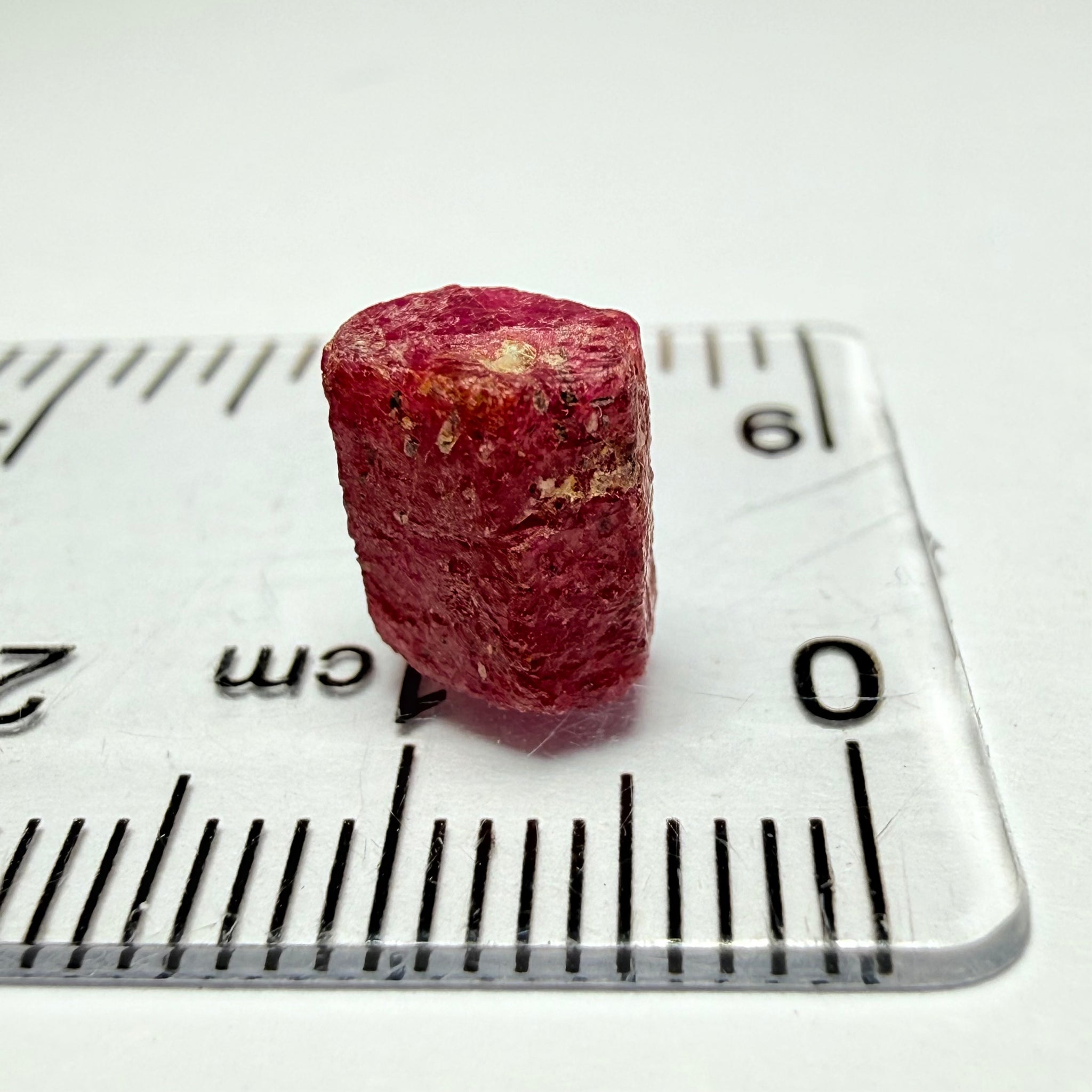 Ruby Crystal, tiny but well formed, 4.85ct, Tanzania, Untreated Unheated