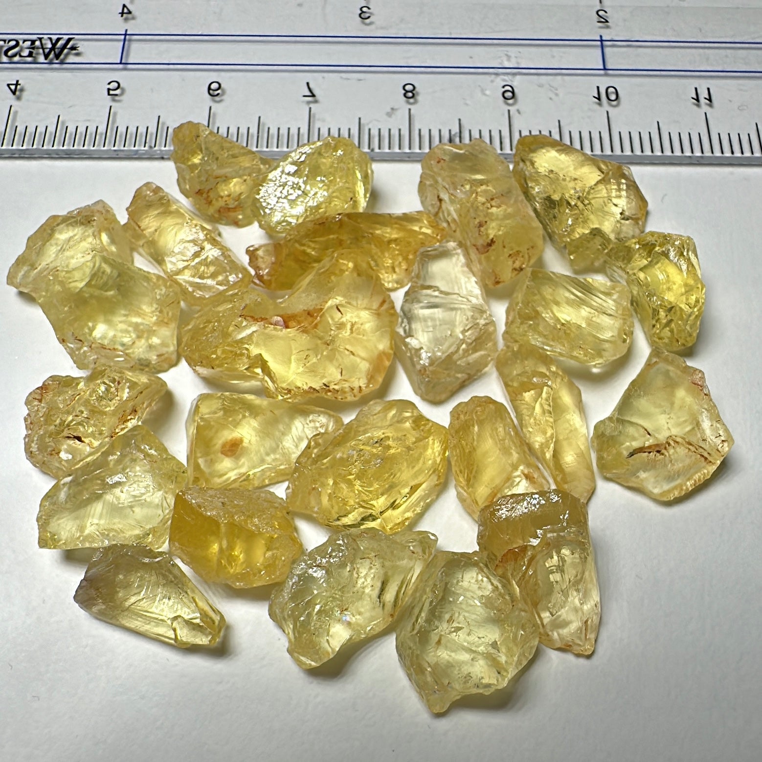 Danburite Lot, 112.65ct, Tanzania, Untreated Unheated, 2.42ct -11.90ct, slightly included with some having inclusions that need to be worked around.
