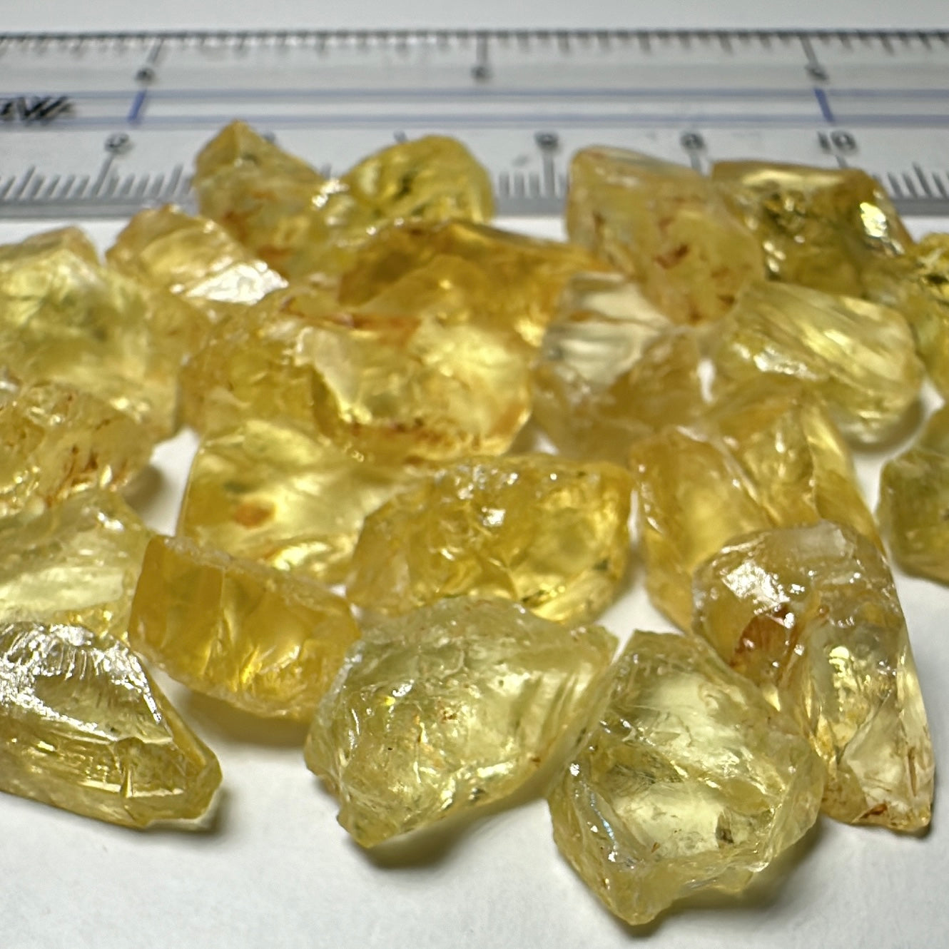 112.65ct Danburite Lot, Tanzania, Untreated Unheated, 2.42ct -11.90ct, slightly included with some having inclusions that need to be worked around.