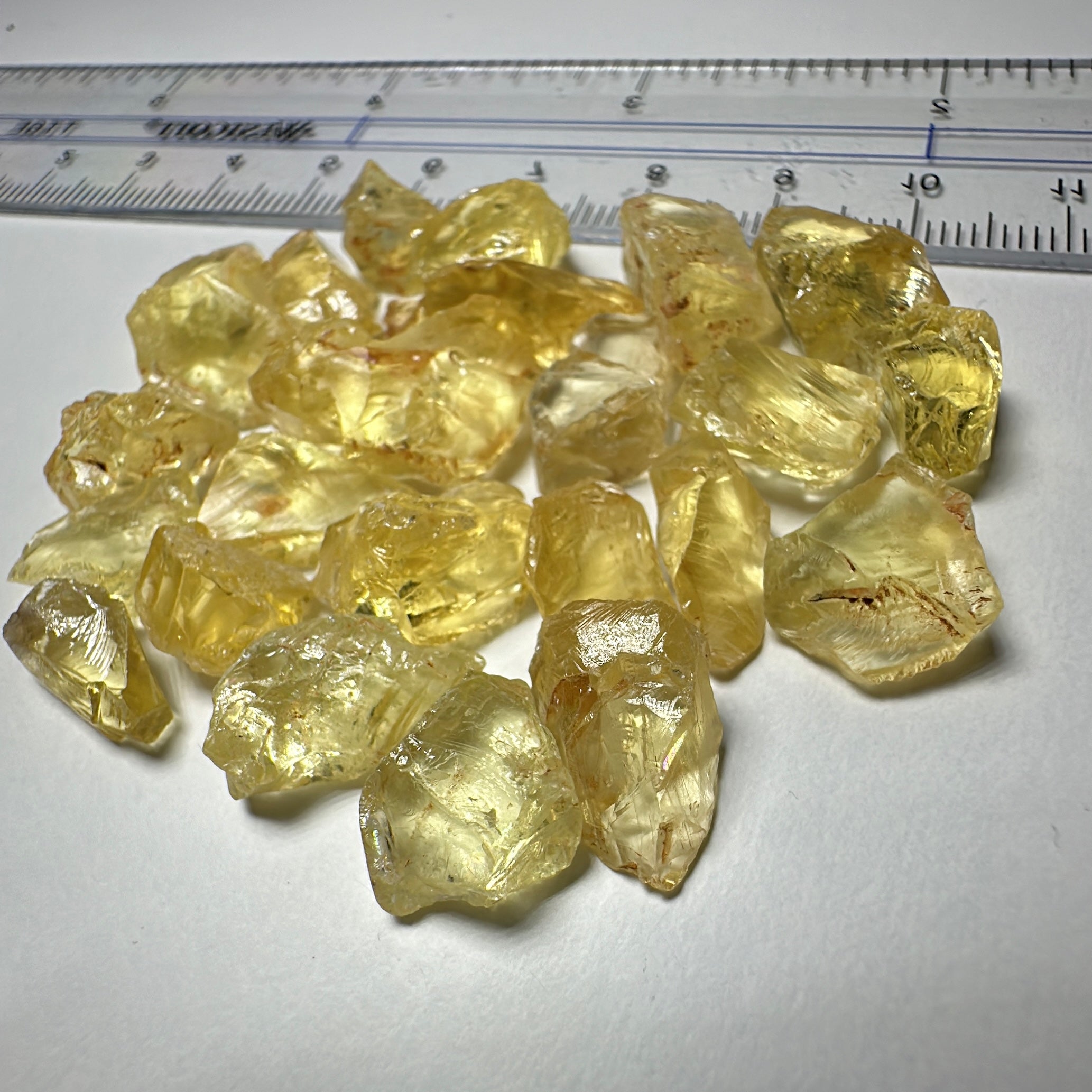 112.65ct Danburite Lot, Tanzania, Untreated Unheated, 2.42ct -11.90ct, slightly included with some having inclusions that need to be worked around.