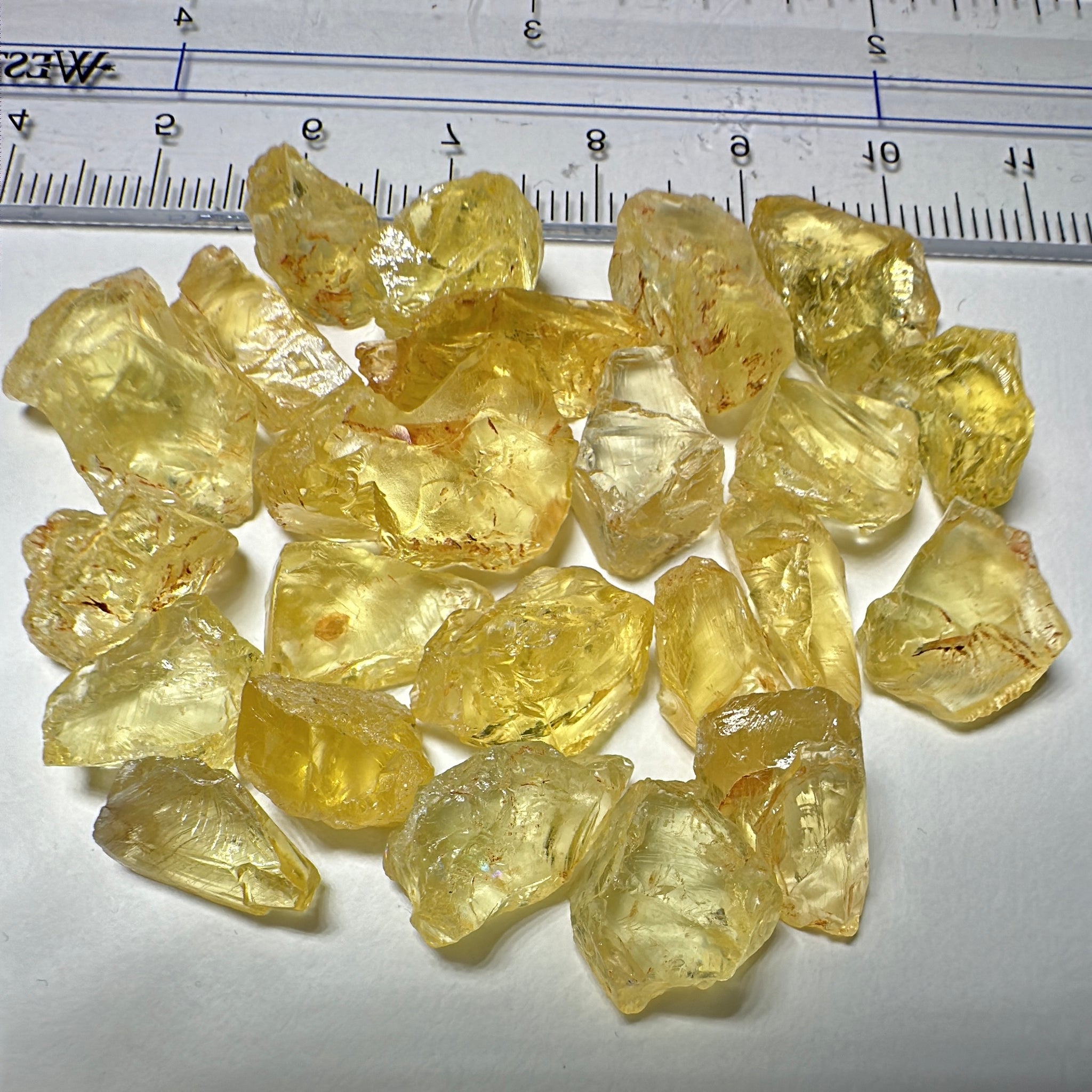 Danburite Lot, 112.65ct, Tanzania, Untreated Unheated, 2.42ct -11.90ct, slightly included with some having inclusions that need to be worked around.