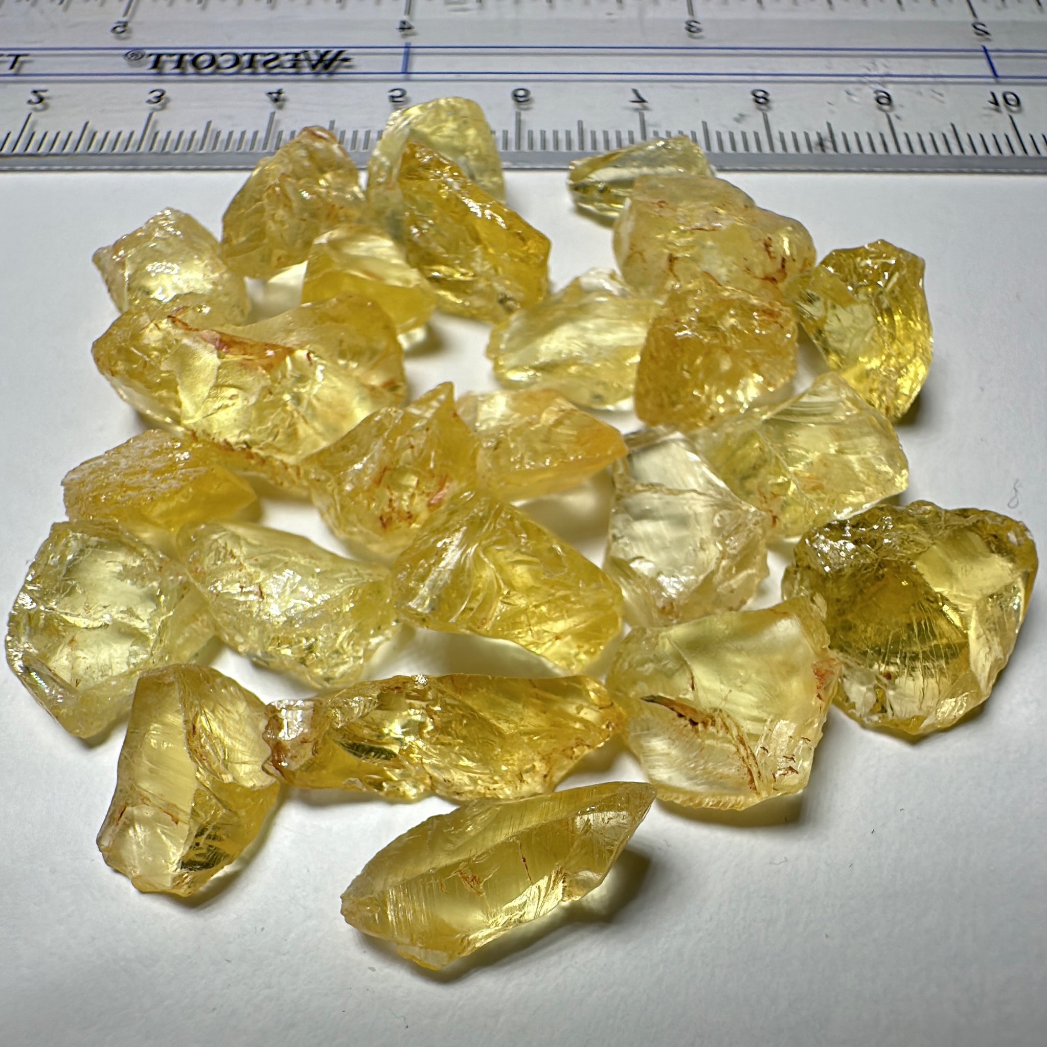 Danburite Lot, 112.65ct, Tanzania, Untreated Unheated, 2.42ct -11.90ct, slightly included with some having inclusions that need to be worked around.