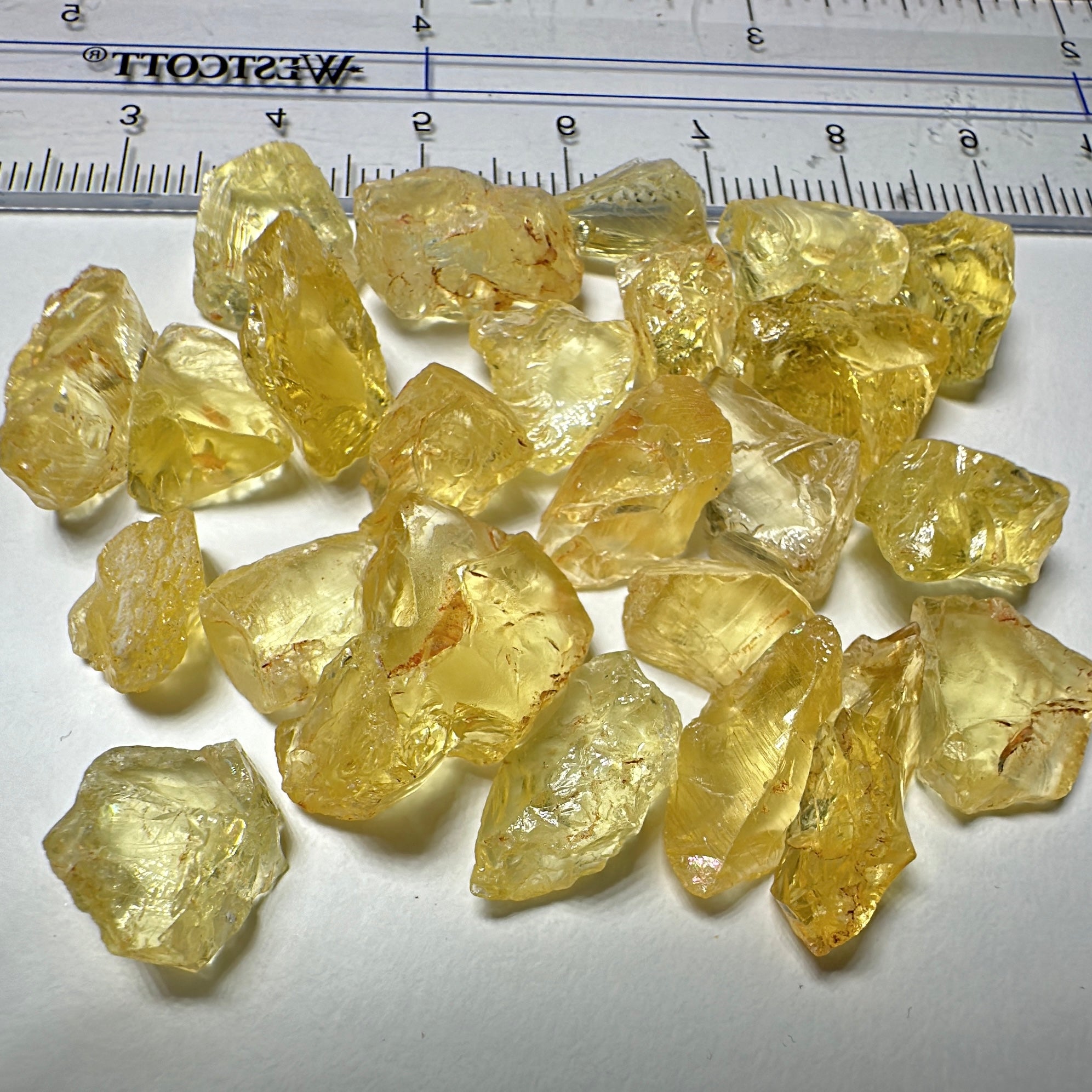 Danburite Lot, 112.65ct, Tanzania, Untreated Unheated, 2.42ct -11.90ct, slightly included with some having inclusions that need to be worked around.