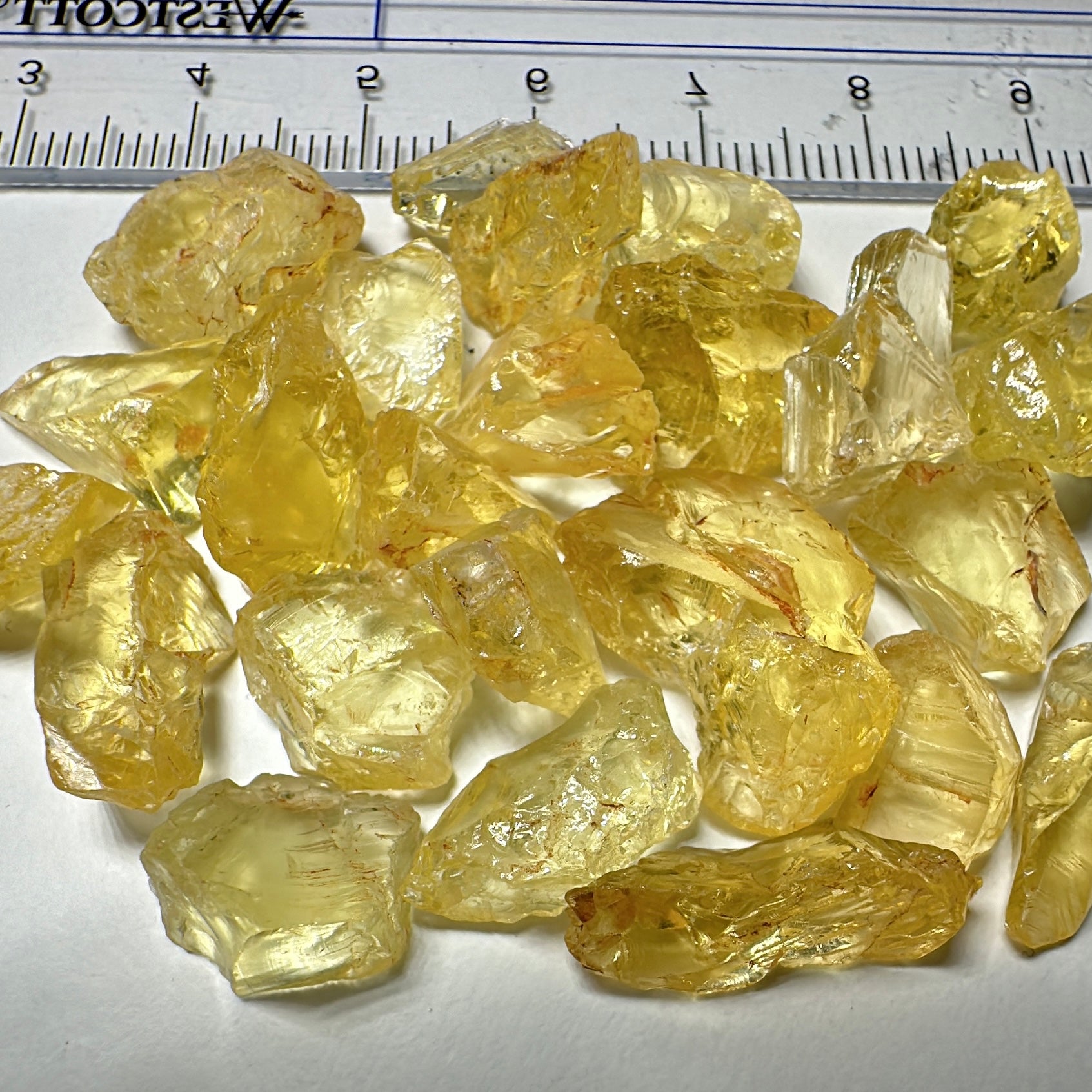 Danburite Lot, 112.65ct, Tanzania, Untreated Unheated, 2.42ct -11.90ct, slightly included with some having inclusions that need to be worked around.