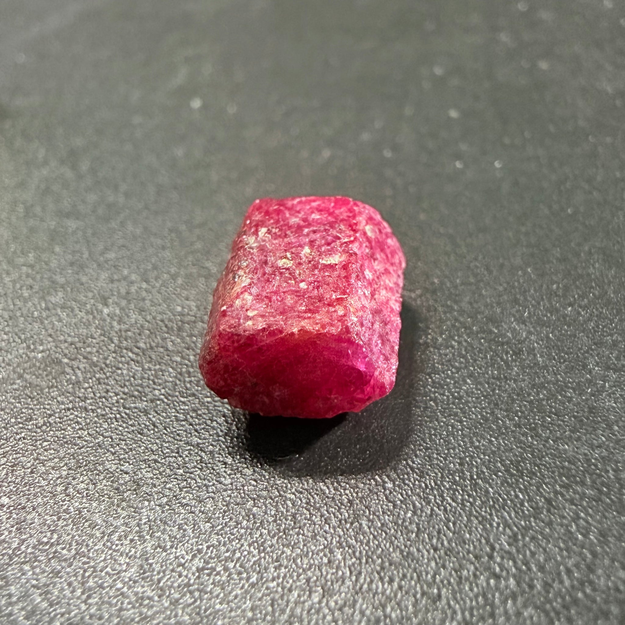 Ruby Crystal, tiny but well formed, 4.85ct, Tanzania, Untreated Unheated