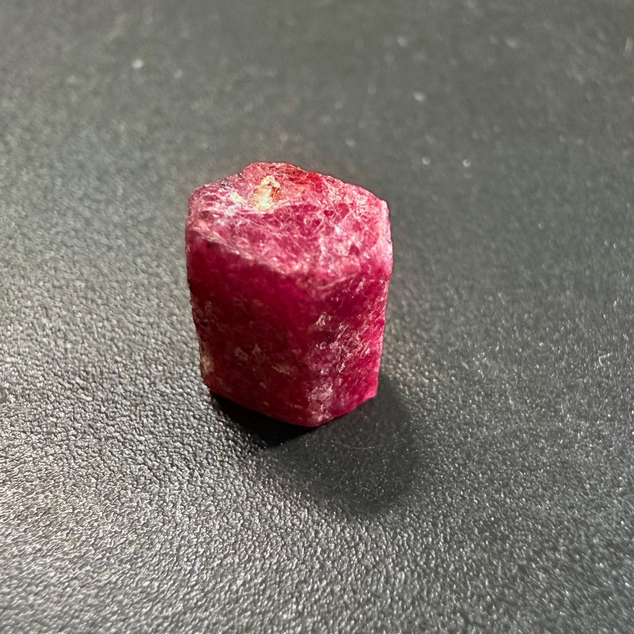 Ruby Crystal, tiny but well formed, 4.85ct, Tanzania, Untreated Unheated