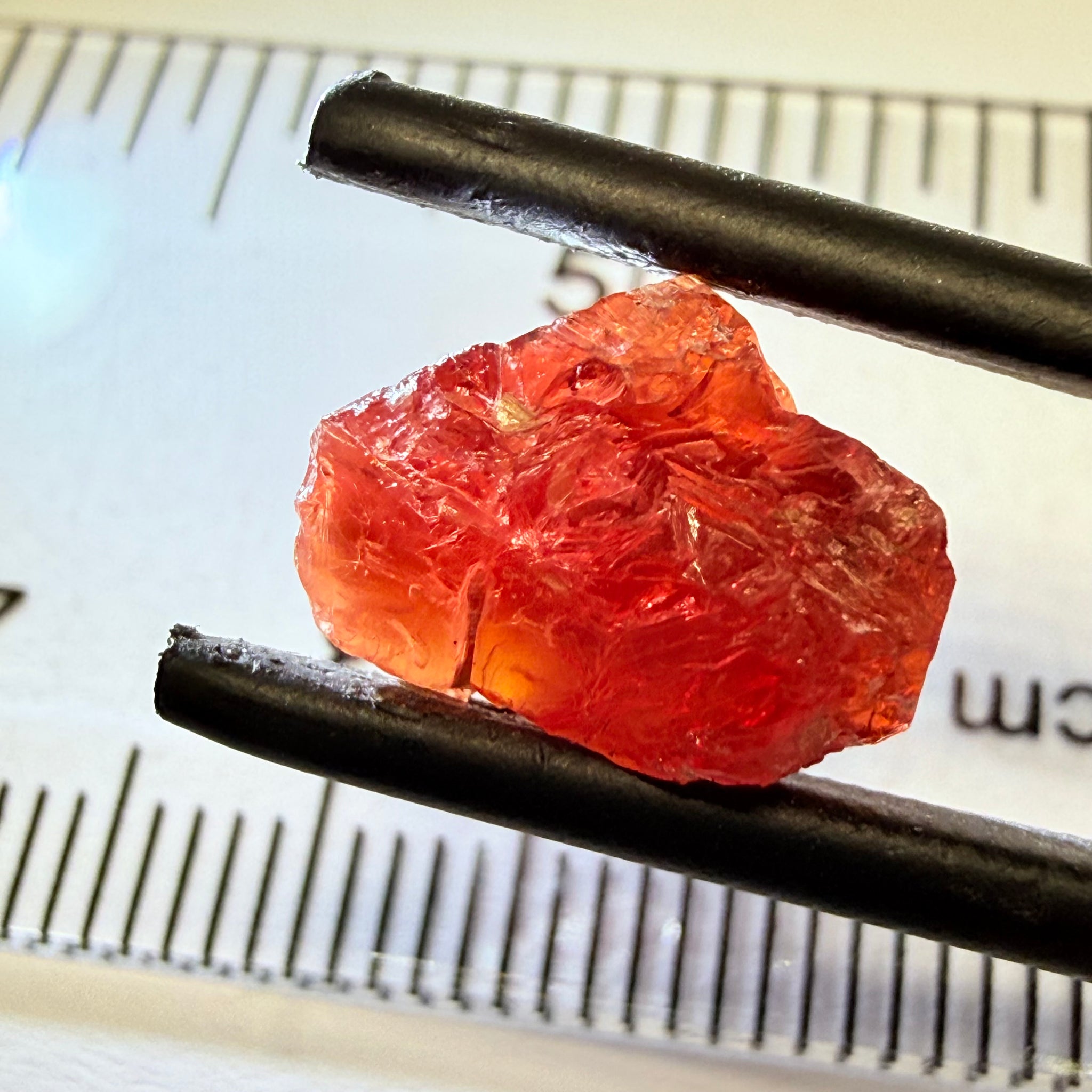 Umba Sapphire, 6.96ct, Umba, Tanzania, Untreated Unheated, surface gunk that will need to be removed on preform, inside its cloudy with no inclusions once the stuff on the skin is removed, see pics and backlit