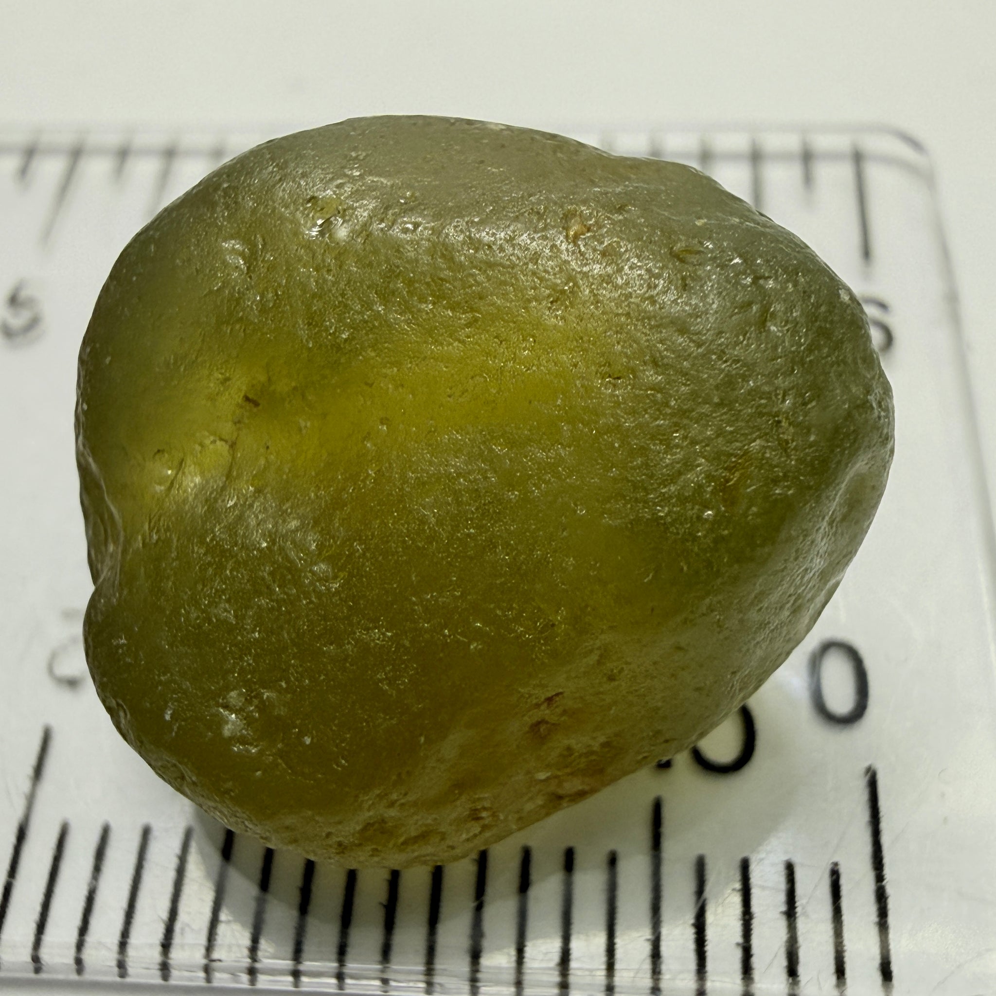 Olive-Green Zircon, 28.89ct, Tunduru, Tanzania, Untreated Unheated, no inclusions, just silk