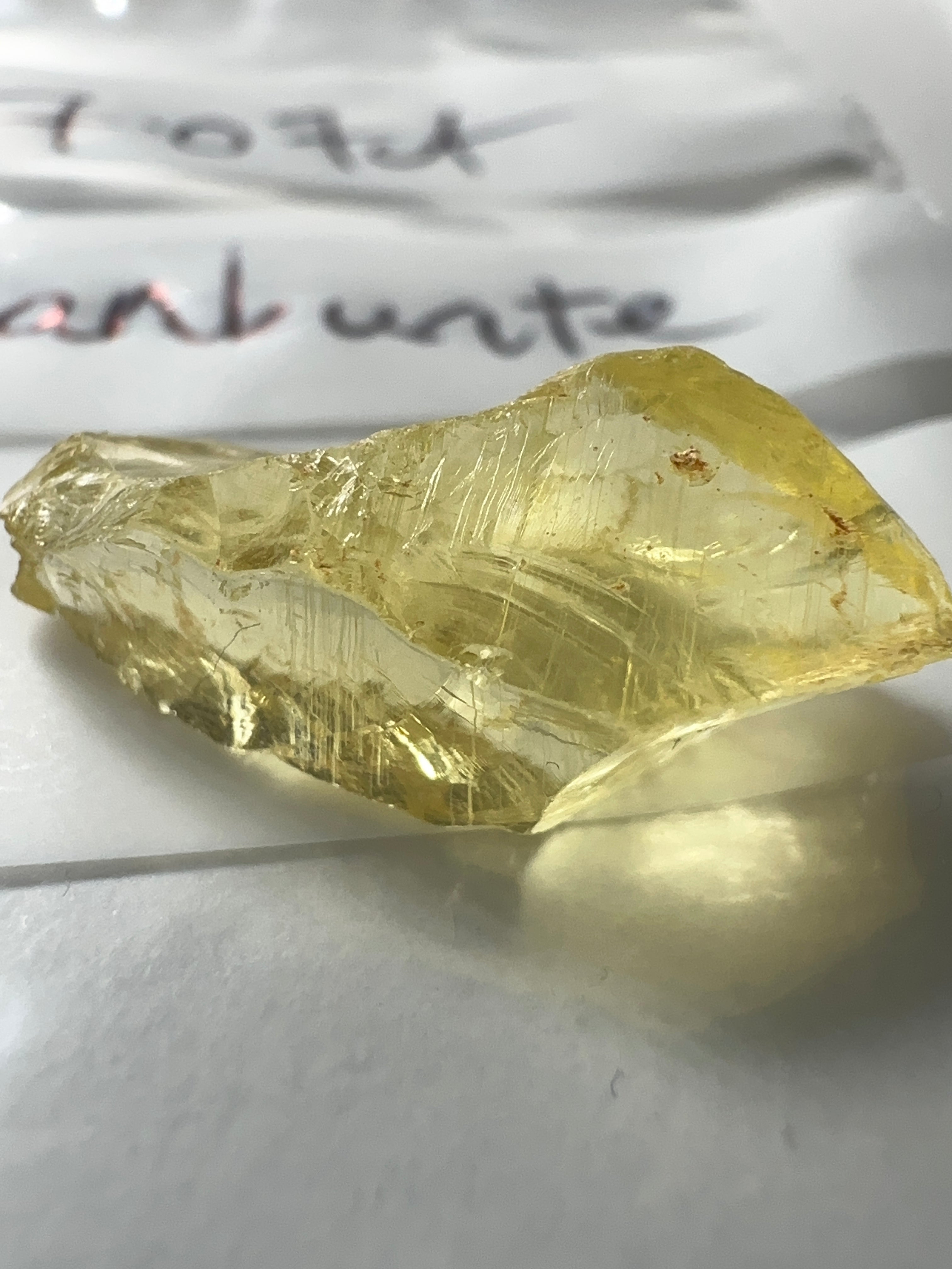 16.96ct Golden Danburite, Tanzania, Untreated Unheated. Precision Cut, Collectors Stone, VERY RARE AND DIFFICULT TO GET IN THIS SIZE