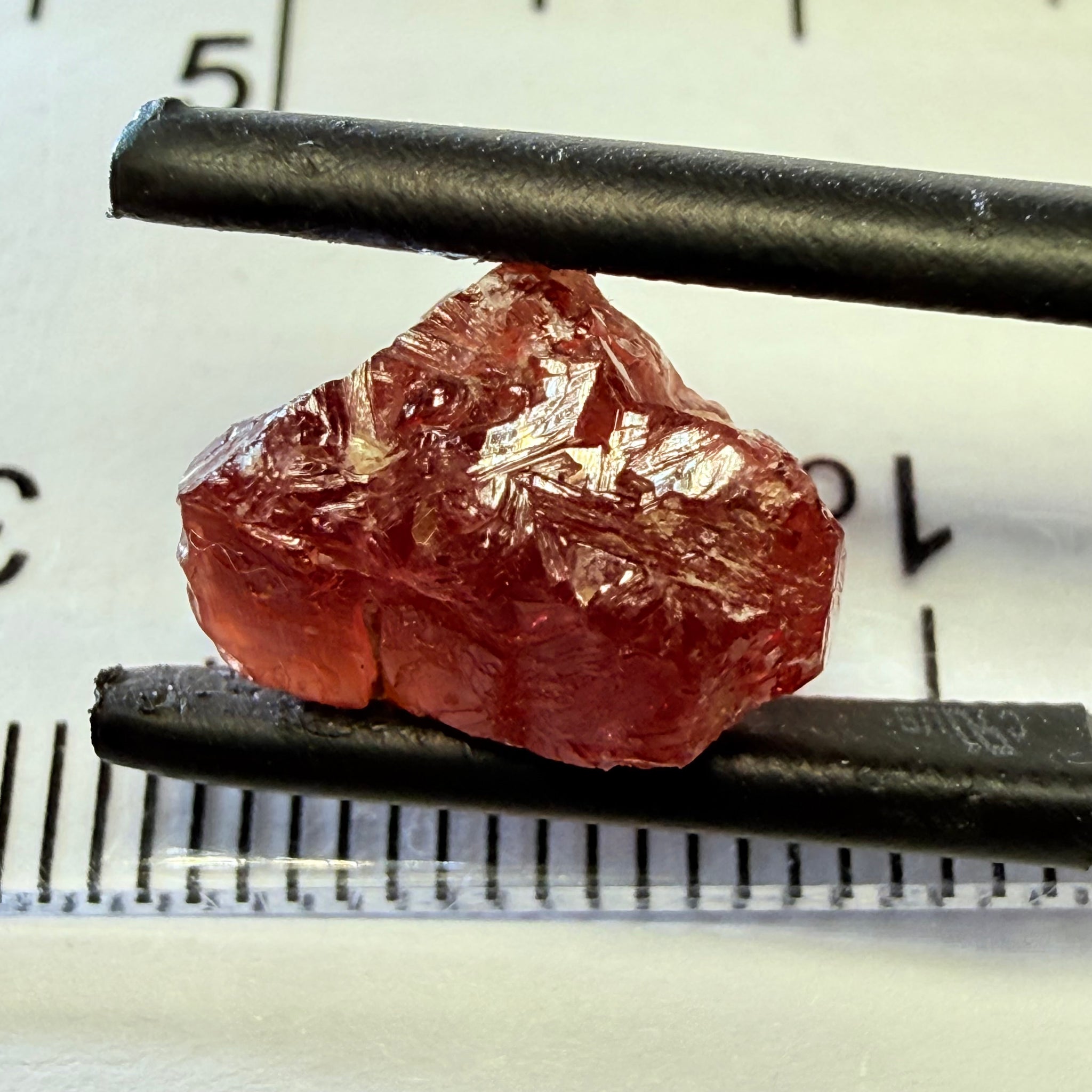 Umba Sapphire, 6.96ct, Umba, Tanzania, Untreated Unheated, surface gunk that will need to be removed on preform, inside its cloudy with no inclusions once the stuff on the skin is removed, see pics and backlit