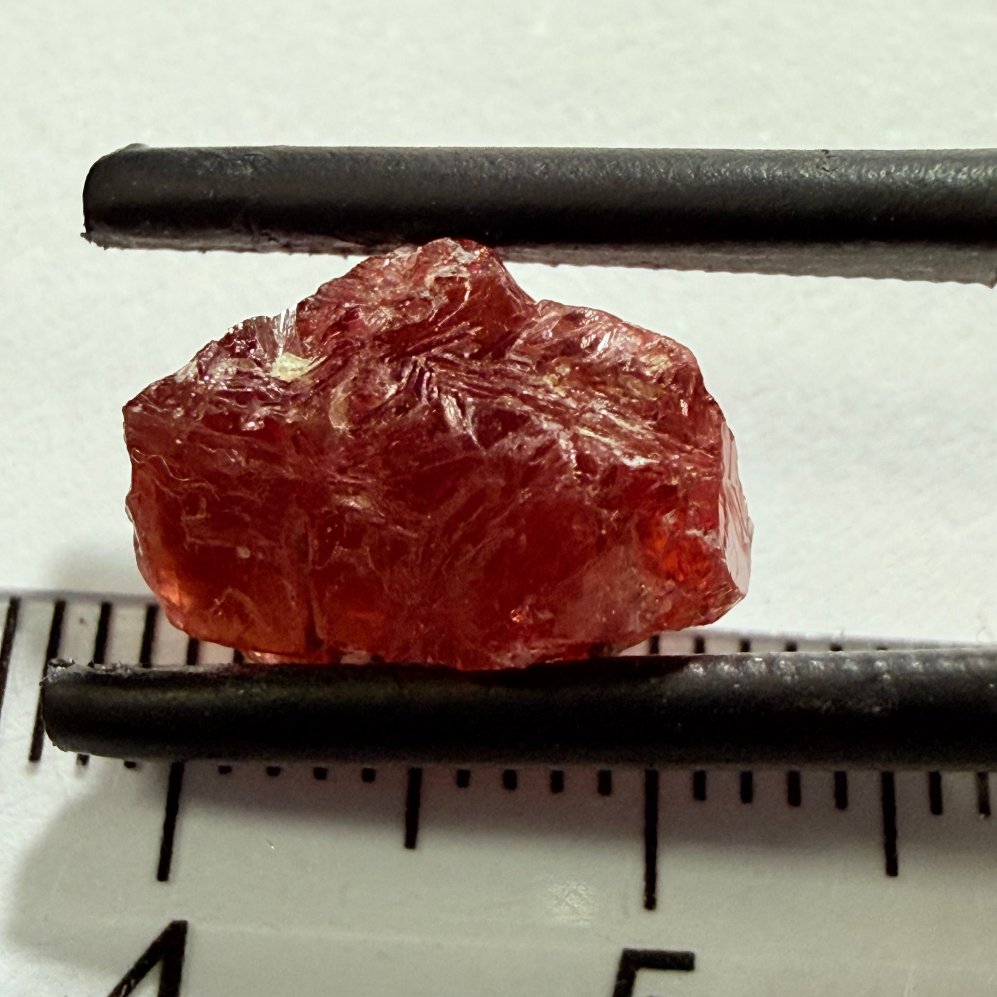 Umba Sapphire, 6.96ct, Umba, Tanzania, Untreated Unheated, surface gunk that will need to be removed on preform, inside its cloudy with no inclusions once the stuff on the skin is removed, see pics and backlit