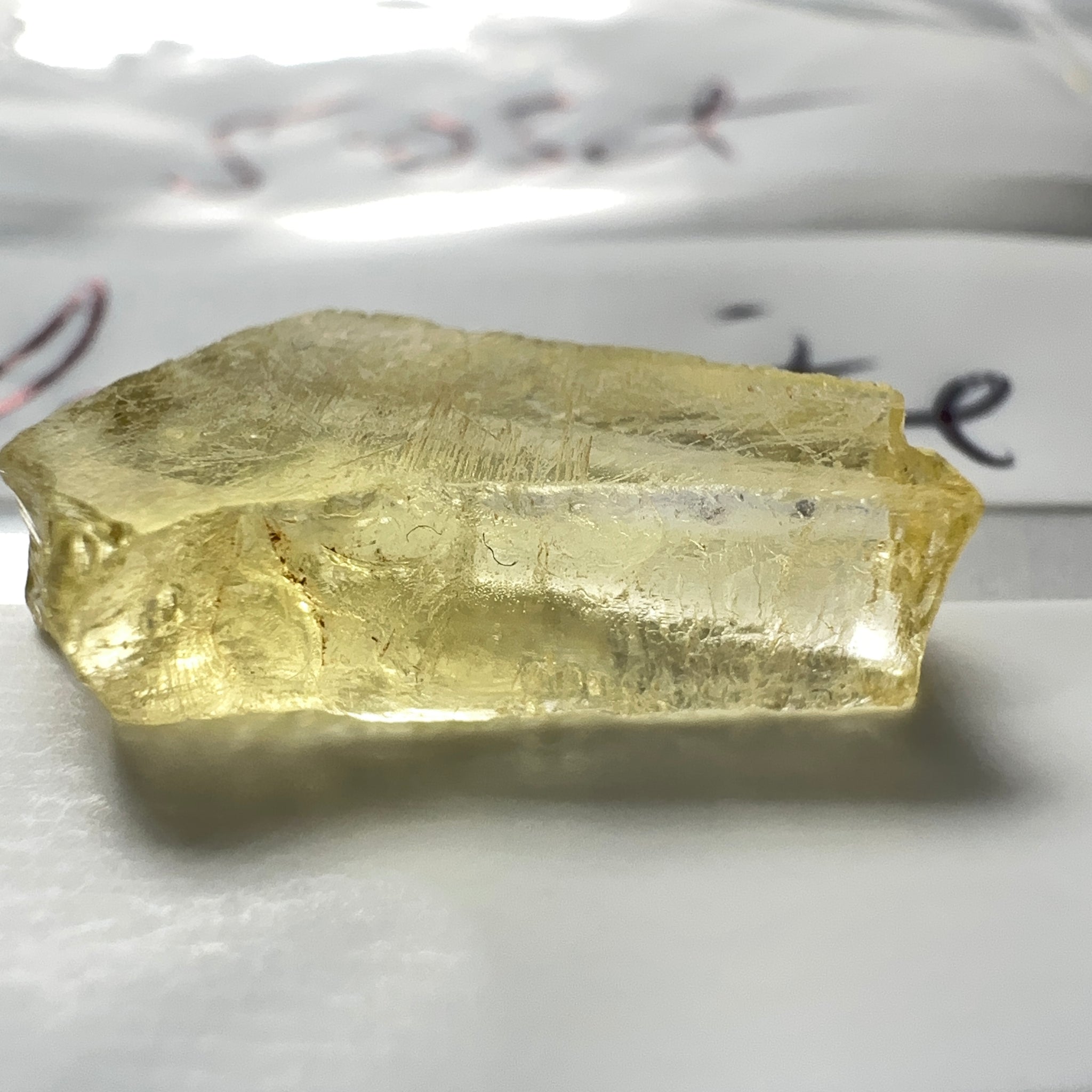 Danburite, 5.03ct, Tanzania, Untreated Unheated, needled with slight inclusions