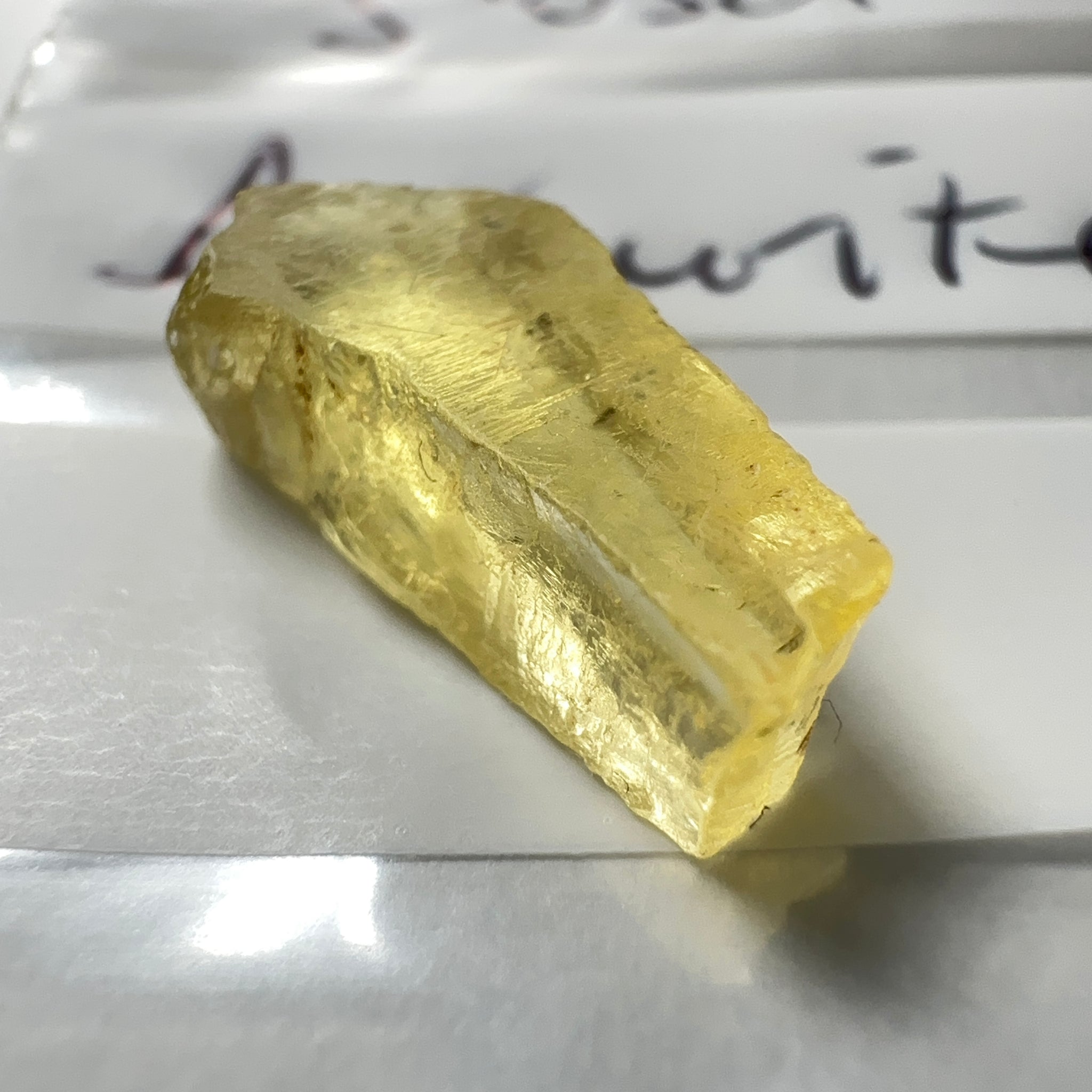 Danburite, 5.03ct, Tanzania, Untreated Unheated, needled with slight inclusions