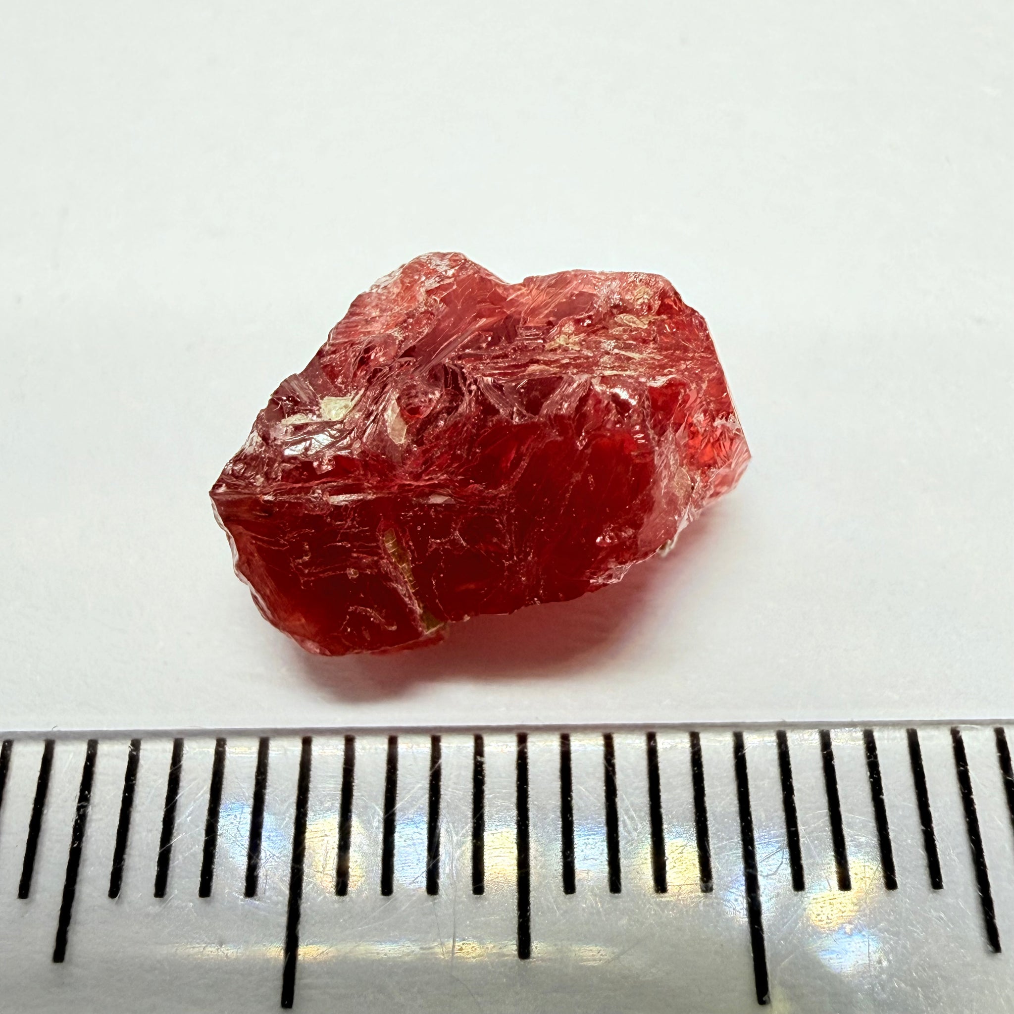 Umba Sapphire, 6.96ct, Umba, Tanzania, Untreated Unheated, surface gunk that will need to be removed on preform, inside its cloudy with no inclusions once the stuff on the skin is removed, see pics and backlit