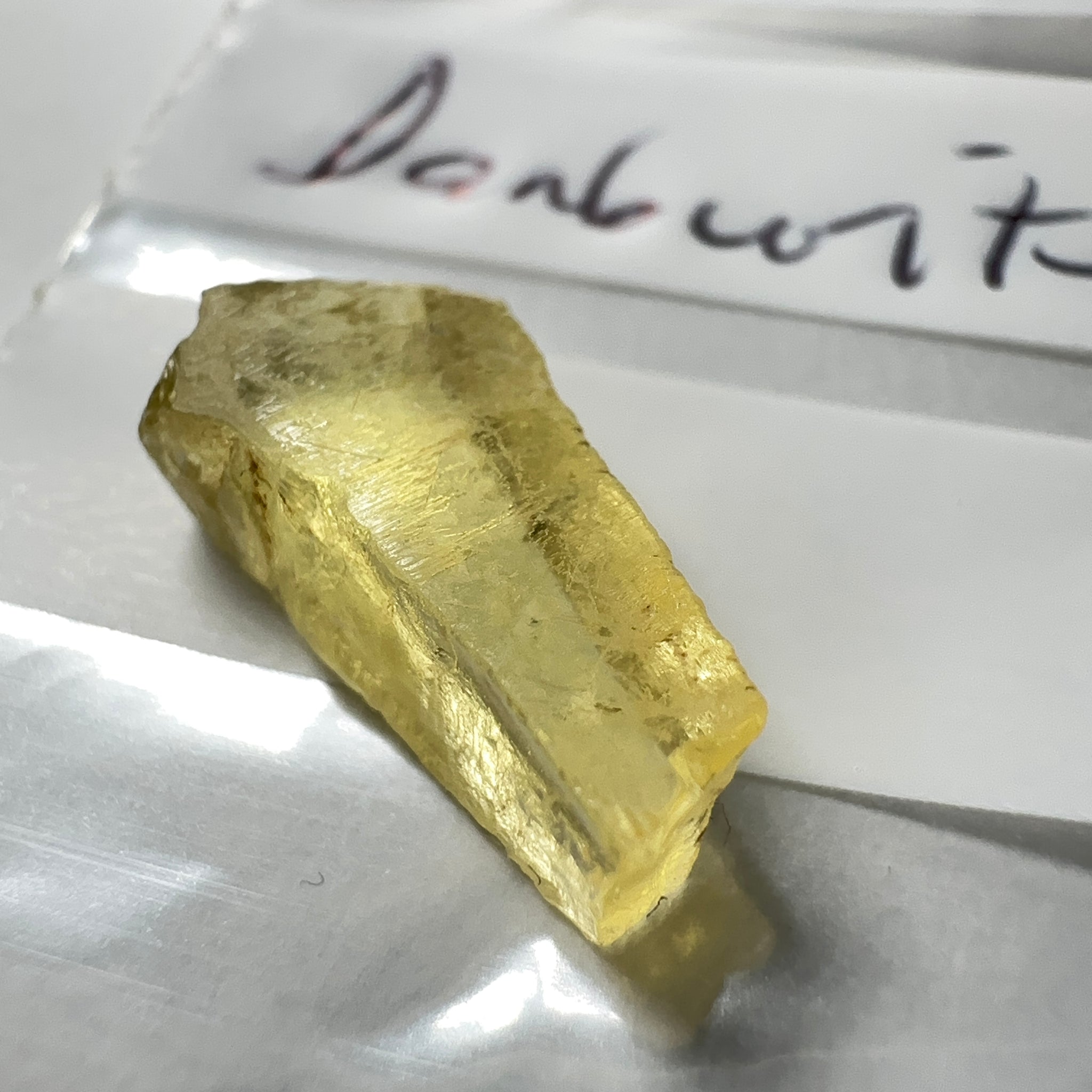 Danburite, 5.03ct, Tanzania, Untreated Unheated, needled with slight inclusions