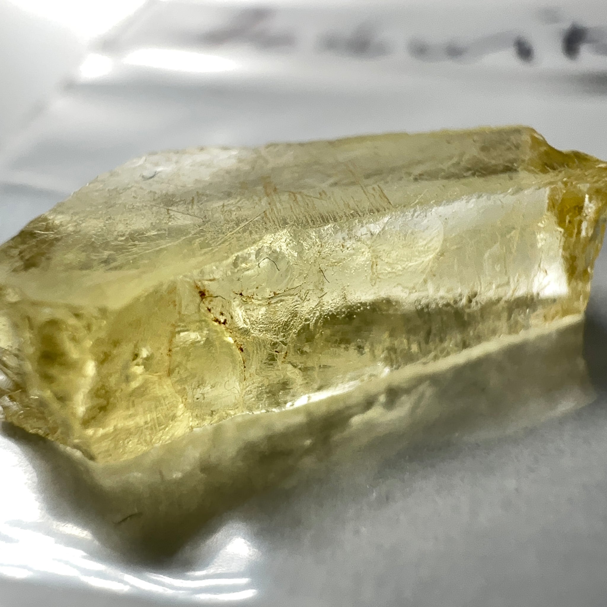 Danburite, 5.03ct, Tanzania, Untreated Unheated, needled with slight inclusions