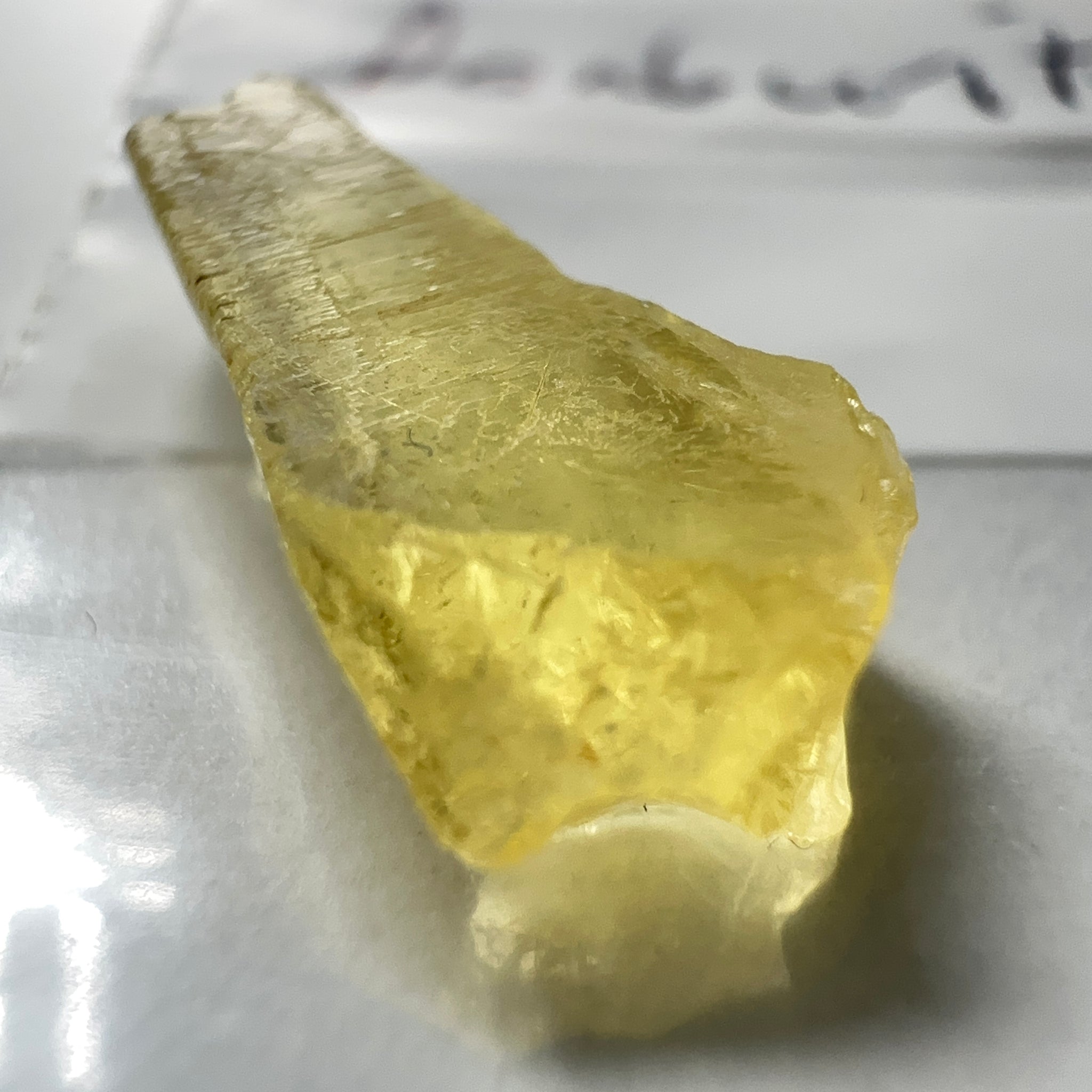 Danburite, 5.03ct, Tanzania, Untreated Unheated, needled with slight inclusions