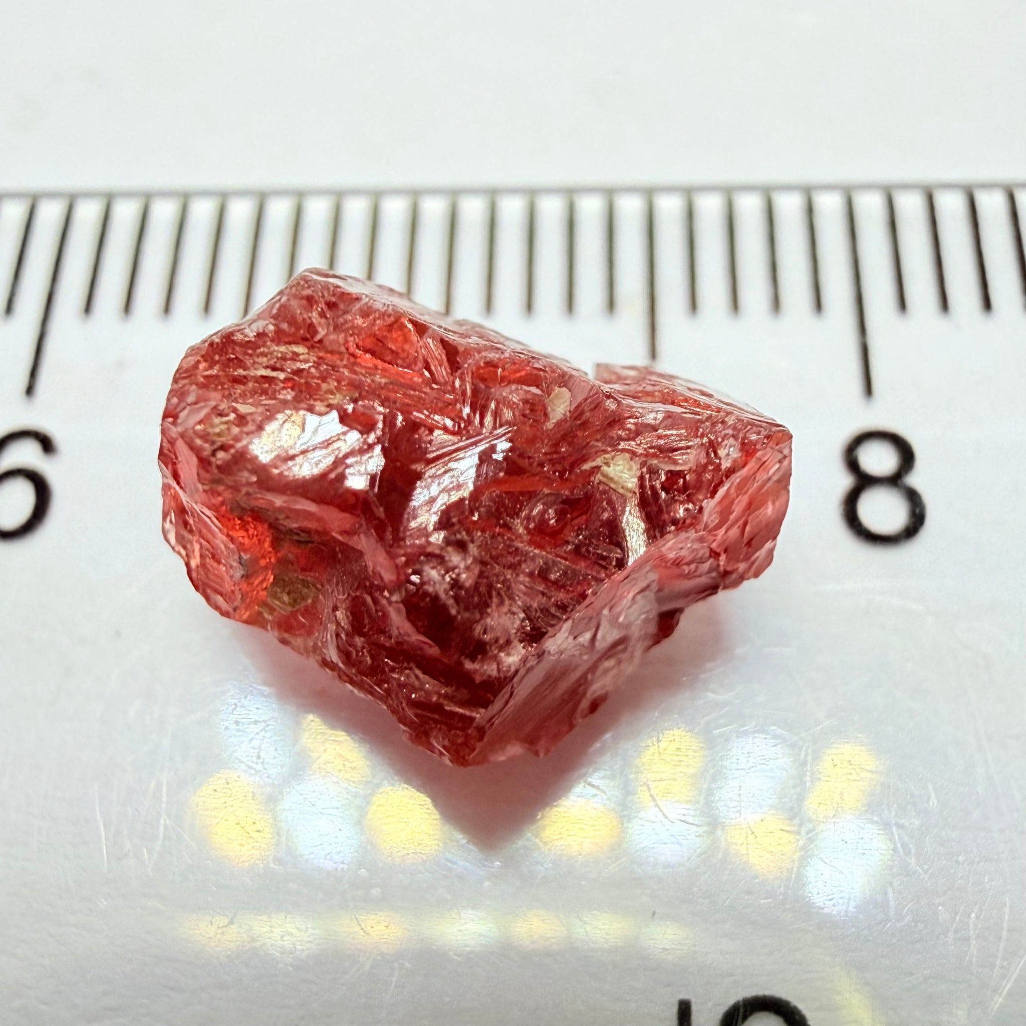 Umba Sapphire, 6.96ct, Umba, Tanzania, Untreated Unheated, surface gunk that will need to be removed on preform, inside its cloudy with no inclusions once the stuff on the skin is removed, see pics and backlit