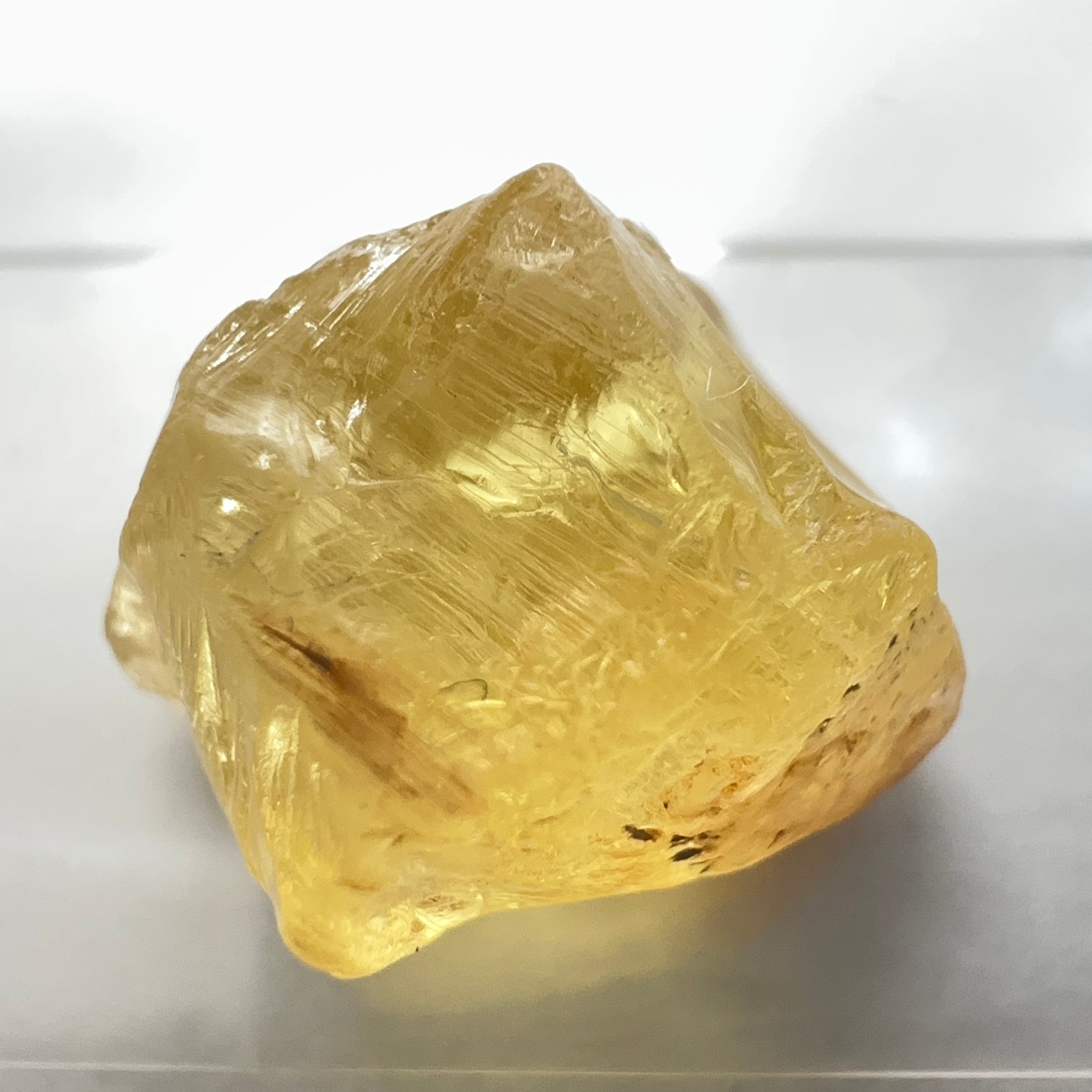 Danburite, 9.87ct, Tanzania, Untreated Unheated, heavily needled