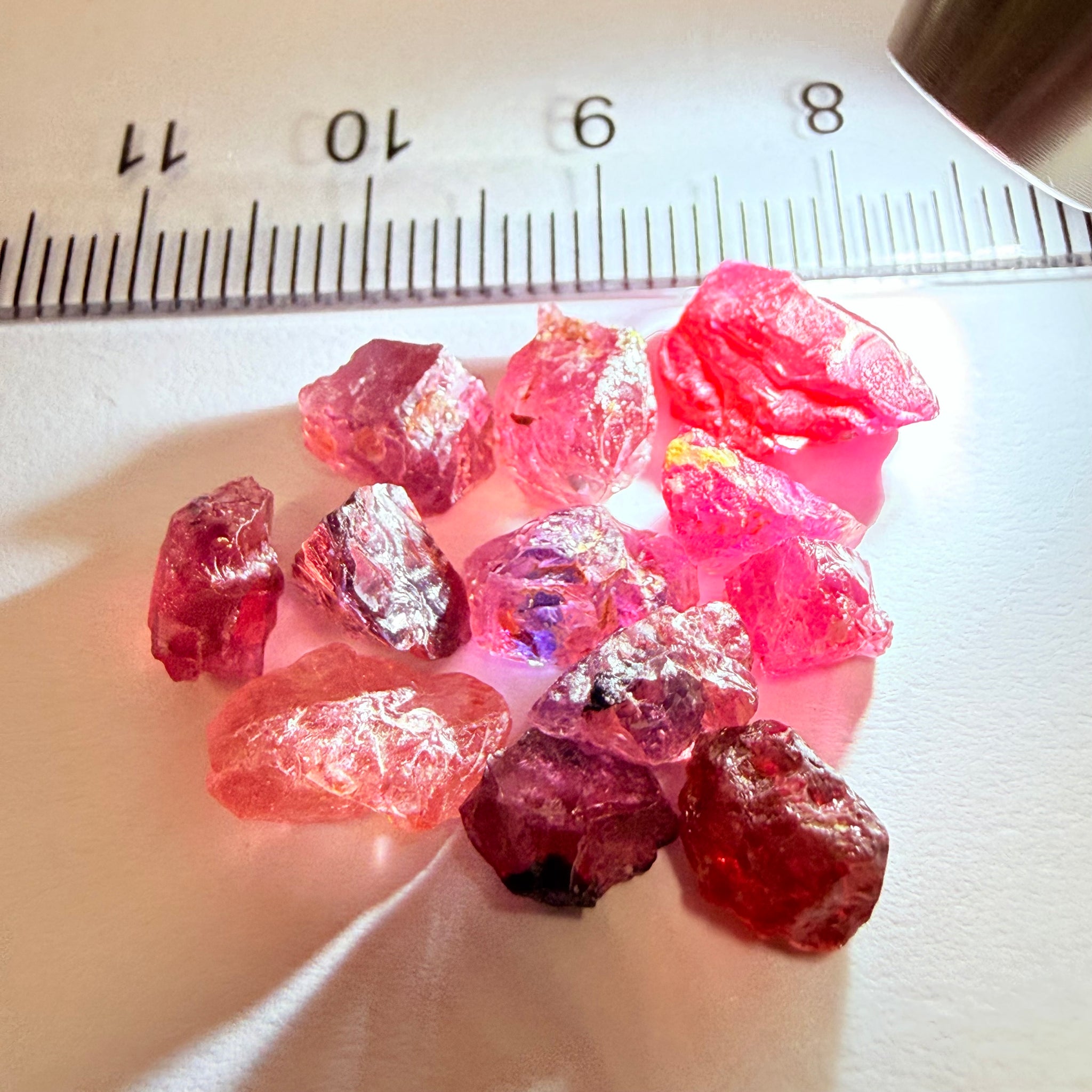Winza Sapphire Lot, 22.52ct, Winza, Tanzania, Untreated Unheated. Moderately included to slightly included, some flat shape, 1.20ct-3.08ct