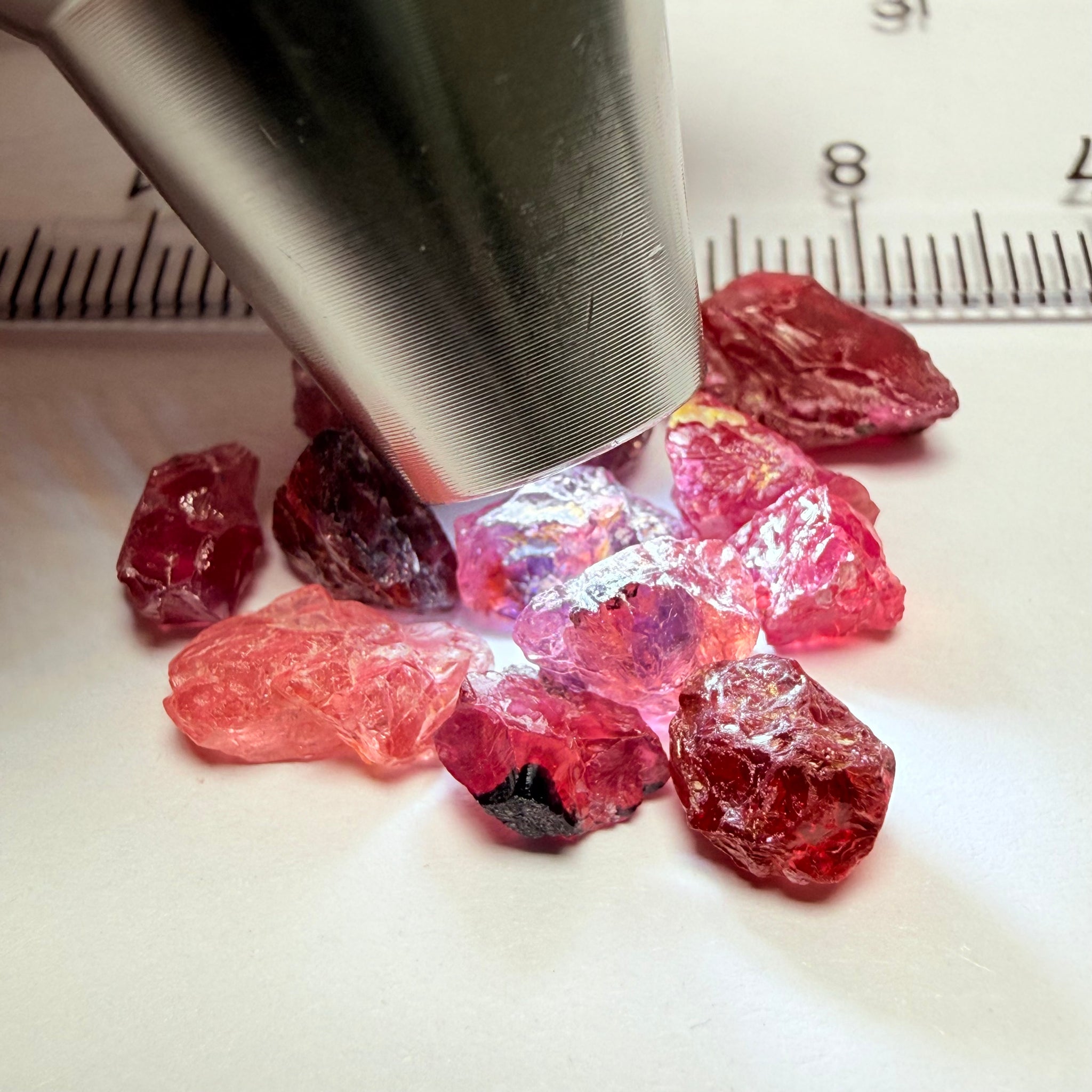 Winza Sapphire Lot, 22.52ct, Winza, Tanzania, Untreated Unheated. Moderately included to slightly included, some flat shape, 1.20ct-3.08ct