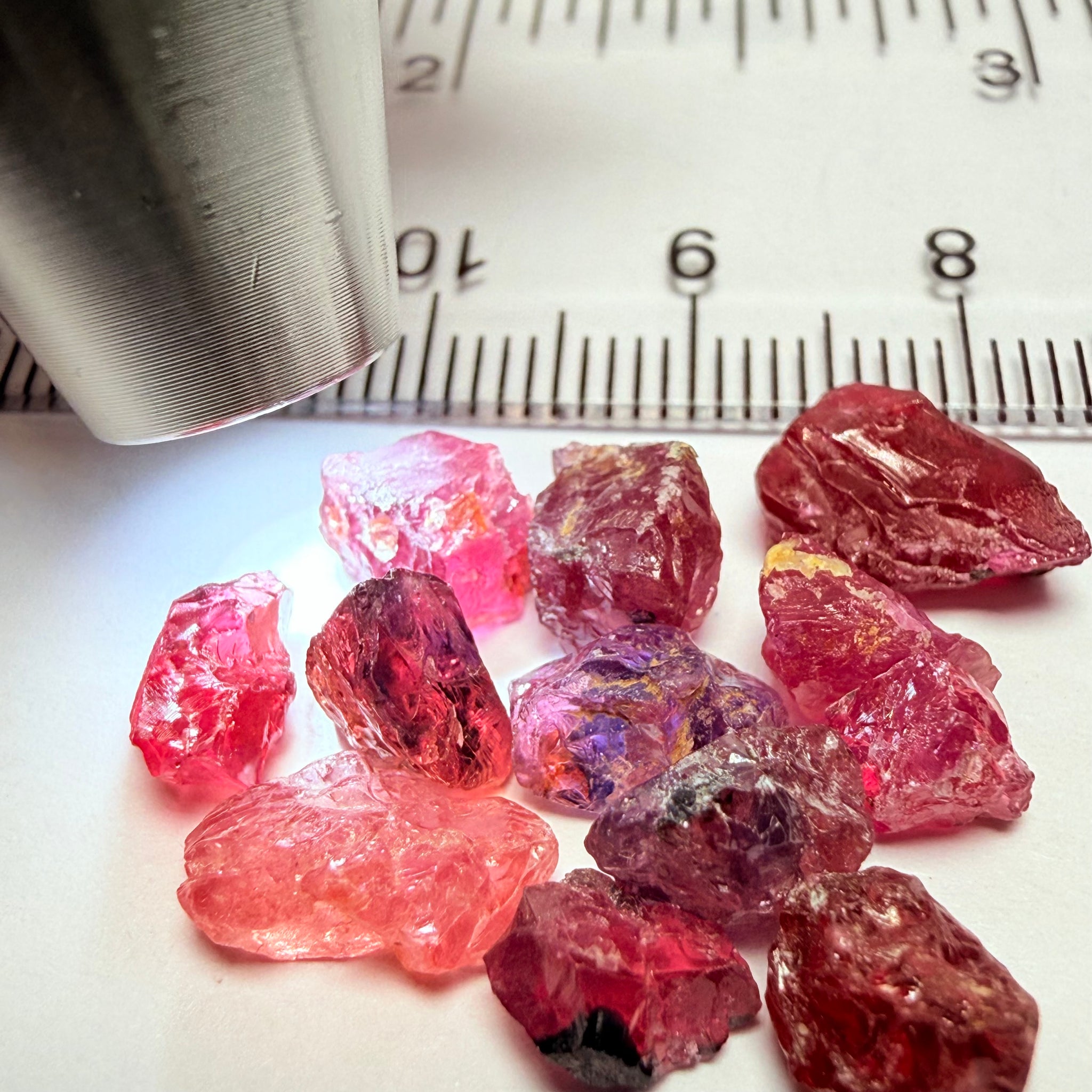 Winza Sapphire Lot, 22.52ct, Winza, Tanzania, Untreated Unheated. Moderately included to slightly included, some flat shape, 1.20ct-3.08ct