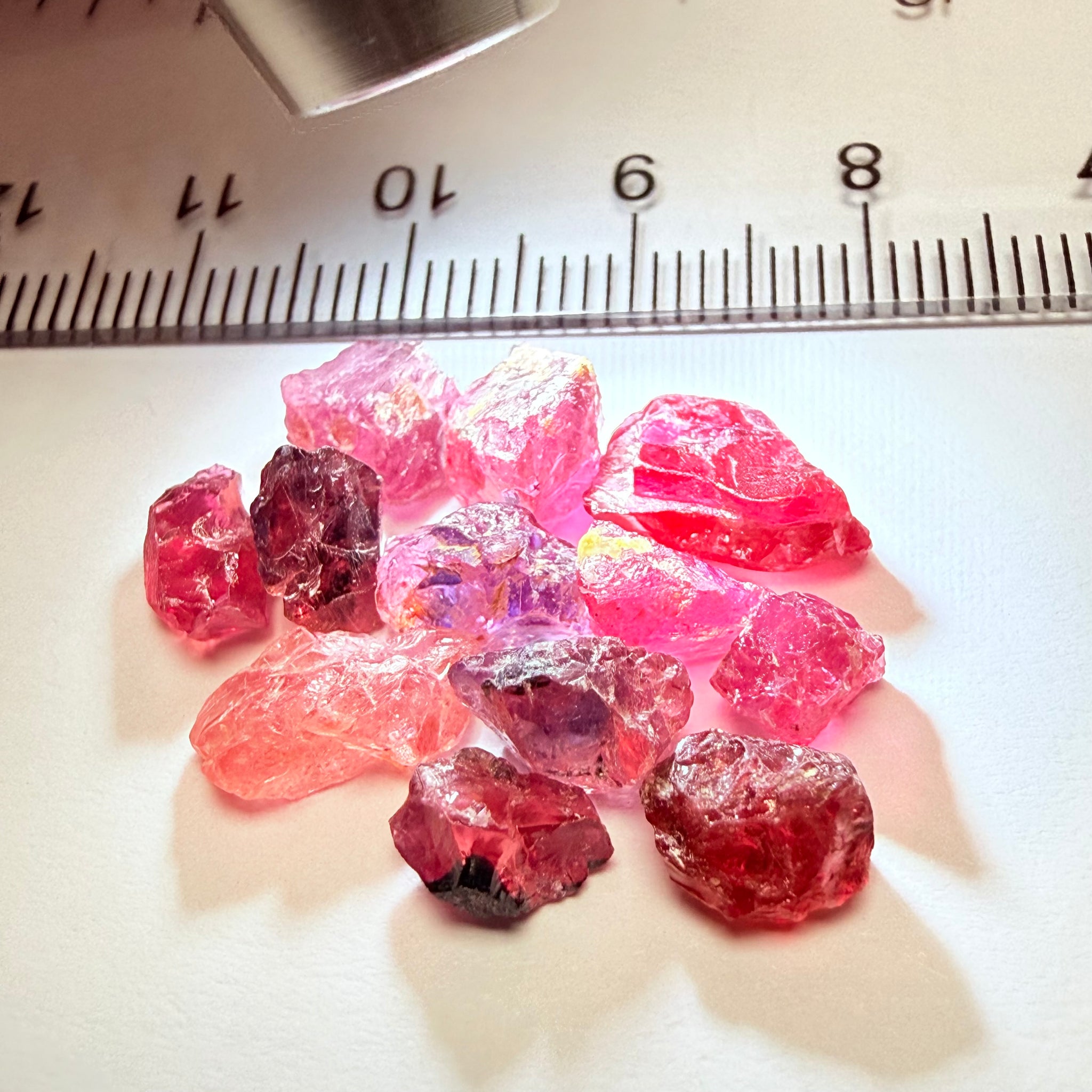 Winza Sapphire Lot, 22.52ct, Winza, Tanzania, Untreated Unheated. Moderately included to slightly included, some flat shape, 1.20ct-3.08ct