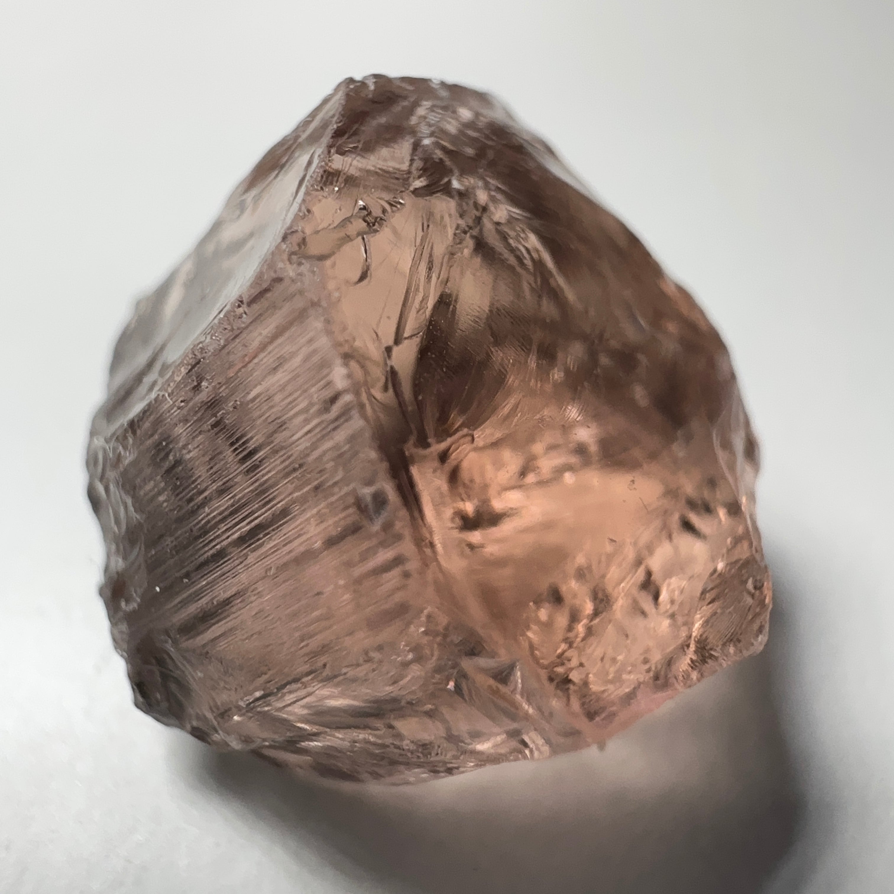 16.45ct Very Rare, Peach Pink Scapolite, Tanzania, Untreated Unheated, VVS-IF (flawless) see video