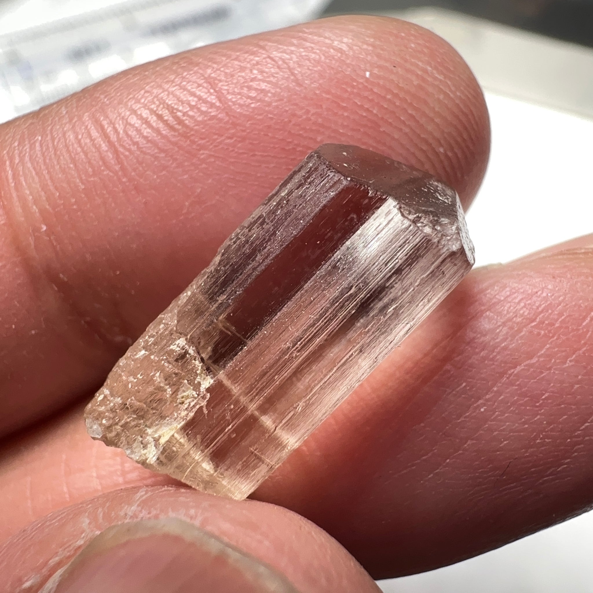 Very Rare, Peach Pink Scapolite, 10.19ct, Tanzania, Untreated Unheated, VVS-IF (flawless)